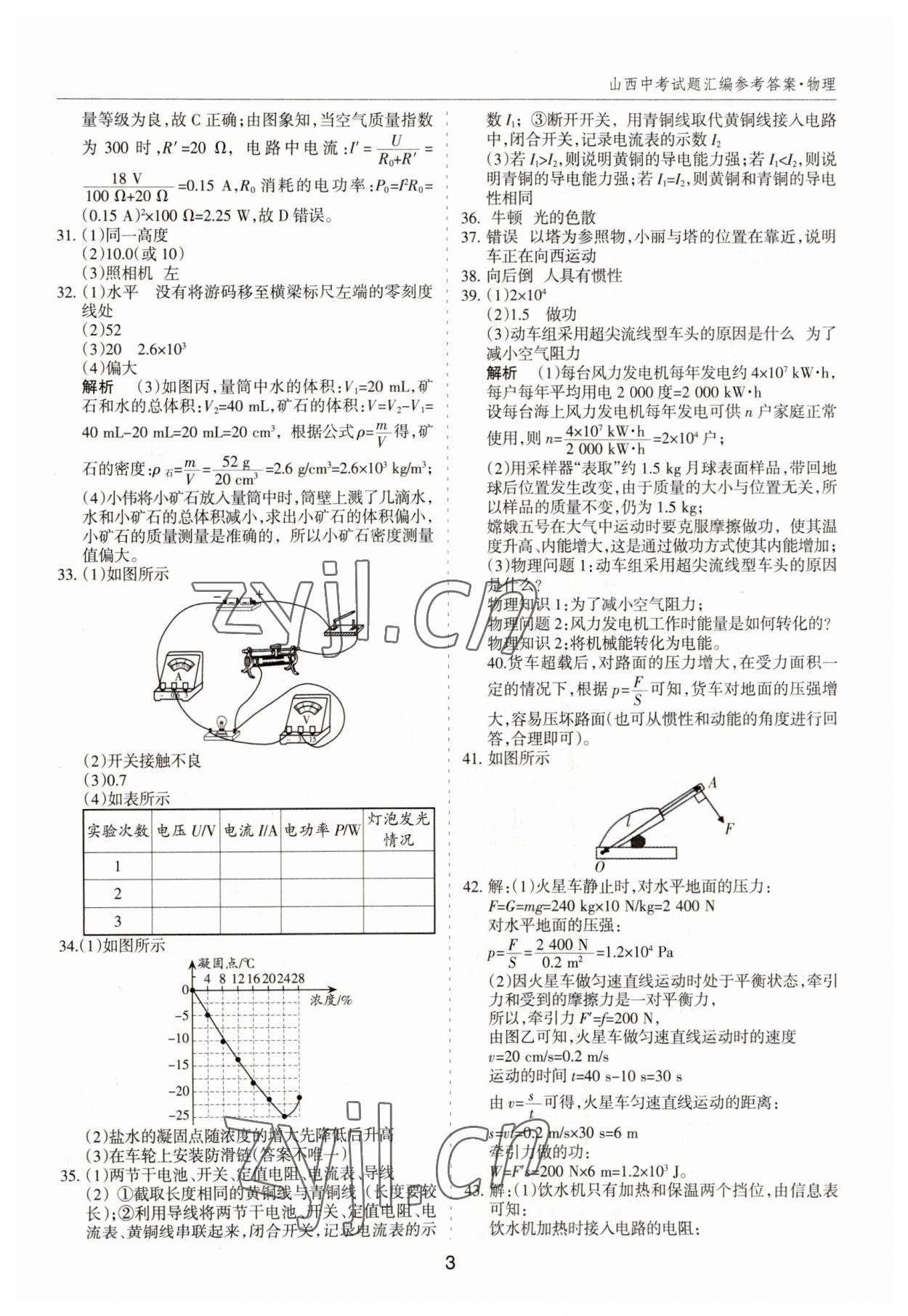2023年中考試題探究試題薈萃物理山西專版&nbsp;第3頁