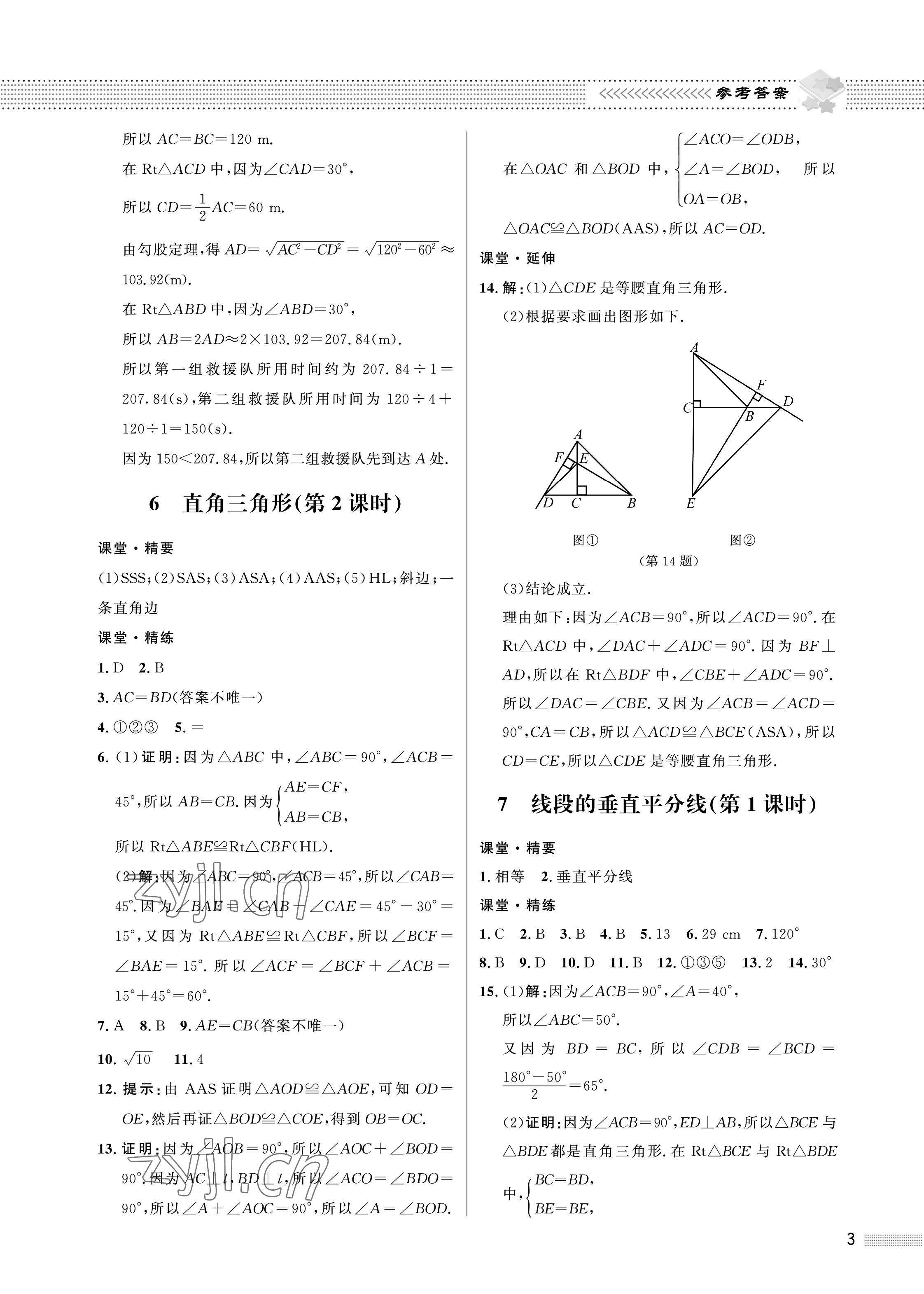 2023年配套综合练习甘肃八年级数学下册北师大版 第3页