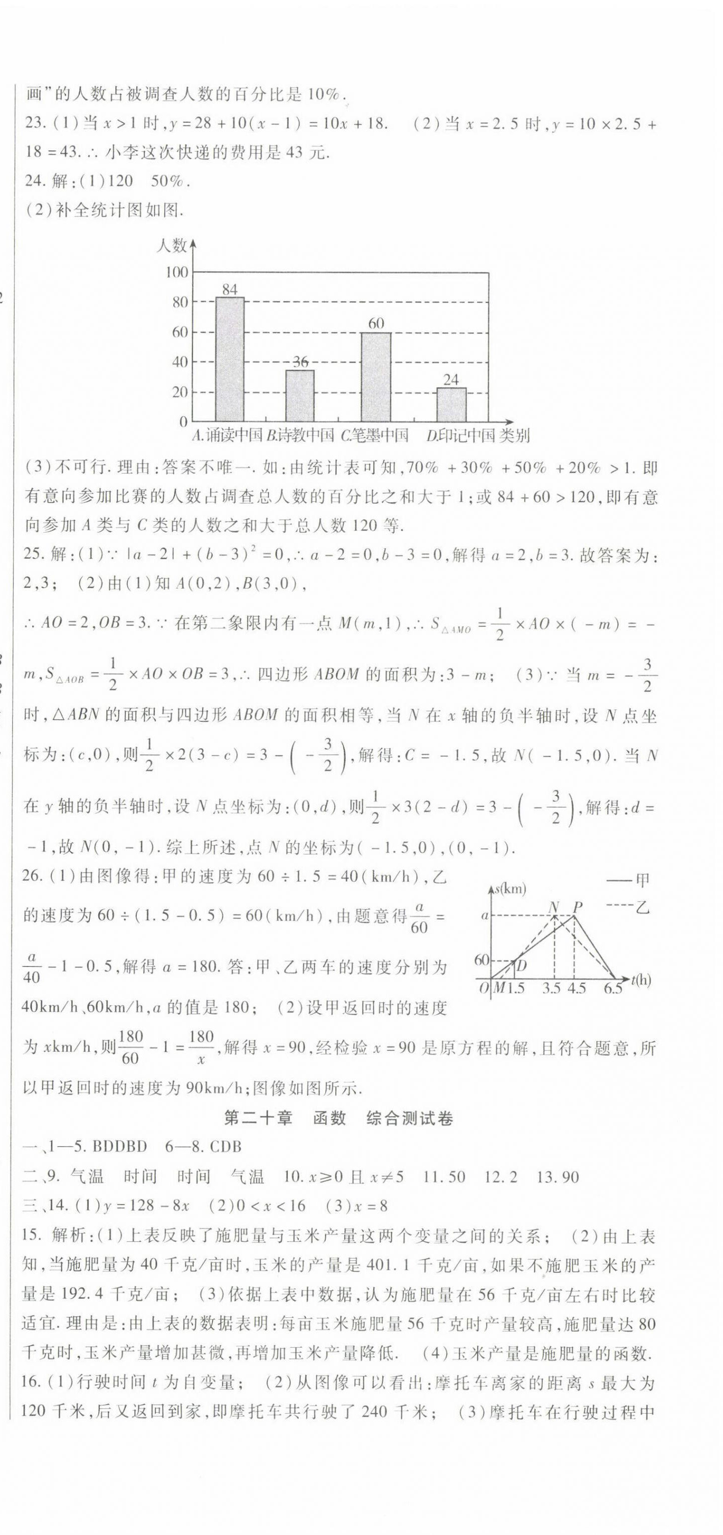 2023年华夏一卷通八年级数学下册冀教版 第3页