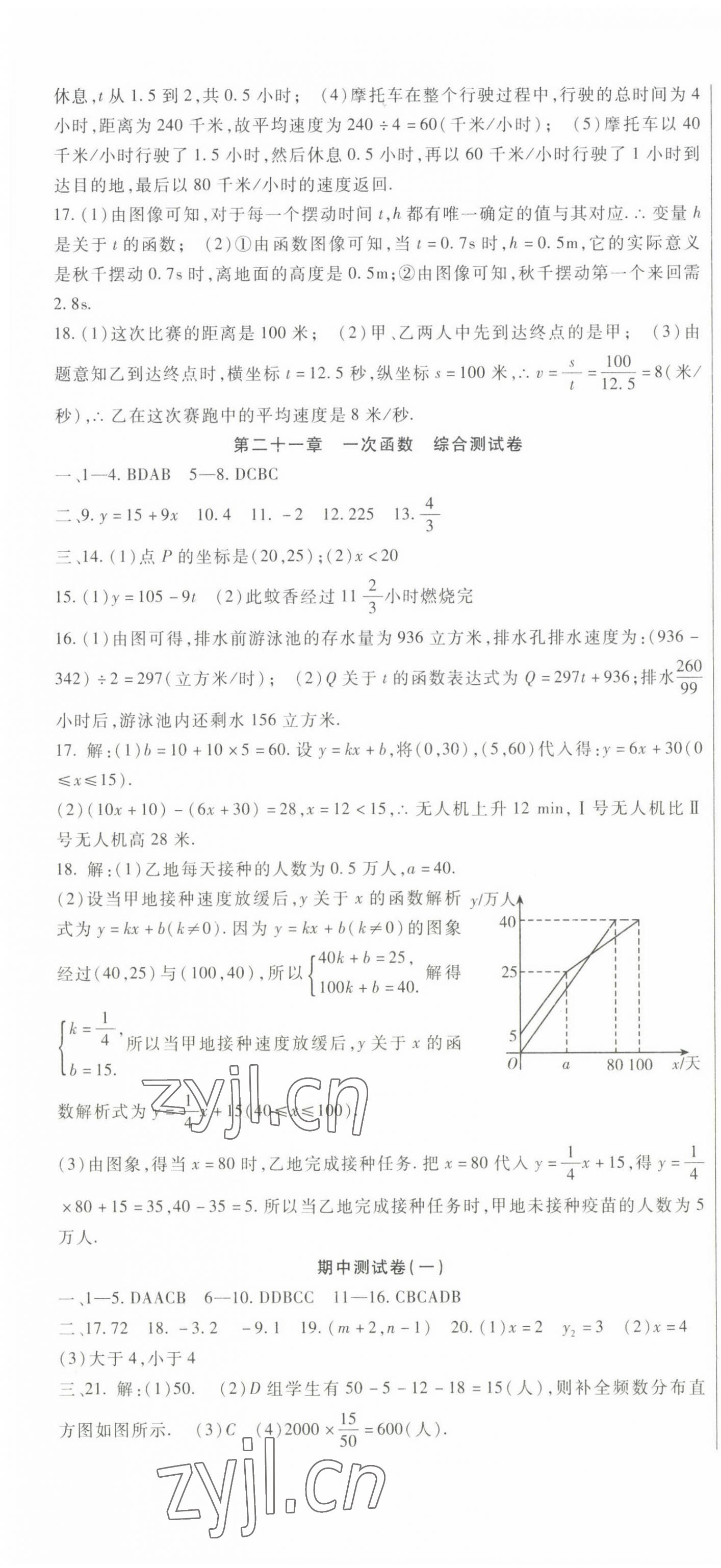 2023年华夏一卷通八年级数学下册冀教版 第4页