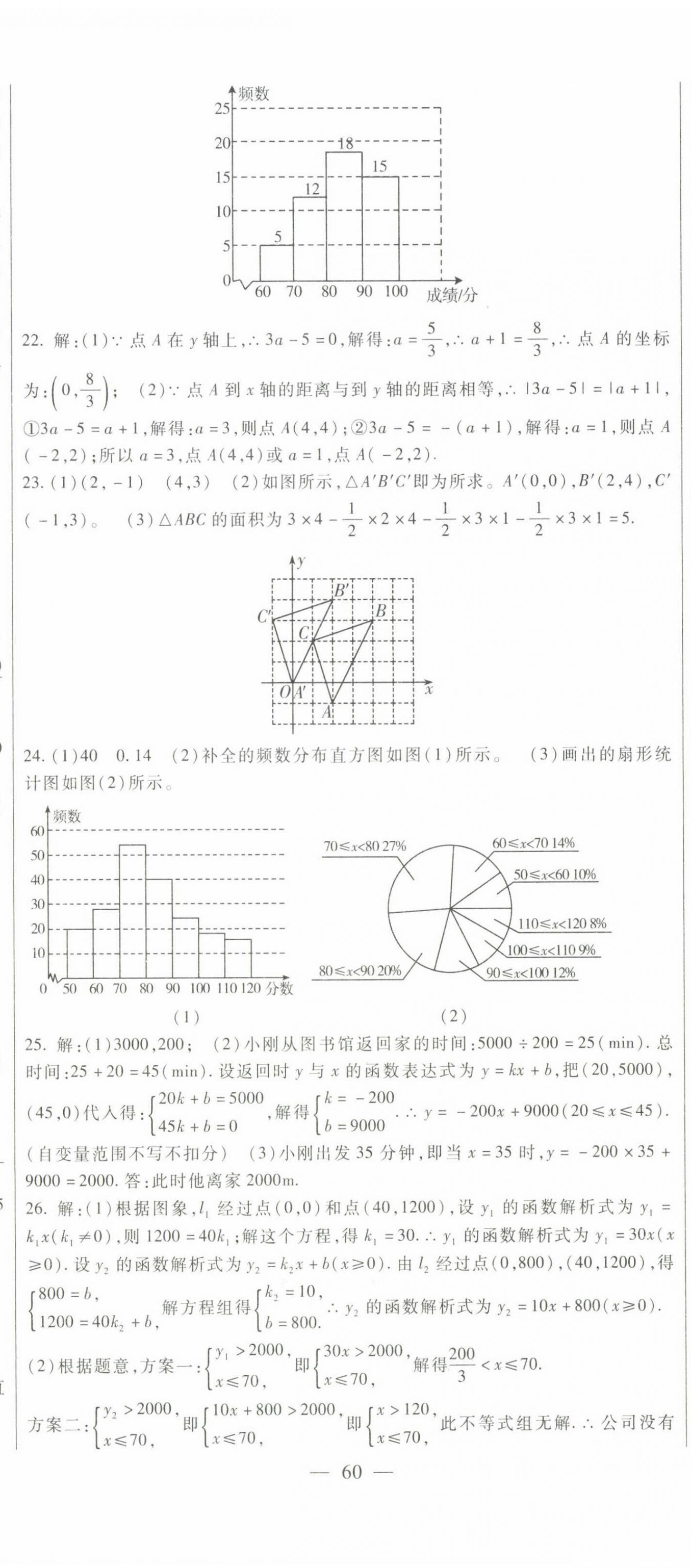 2023年华夏一卷通八年级数学下册冀教版 第5页