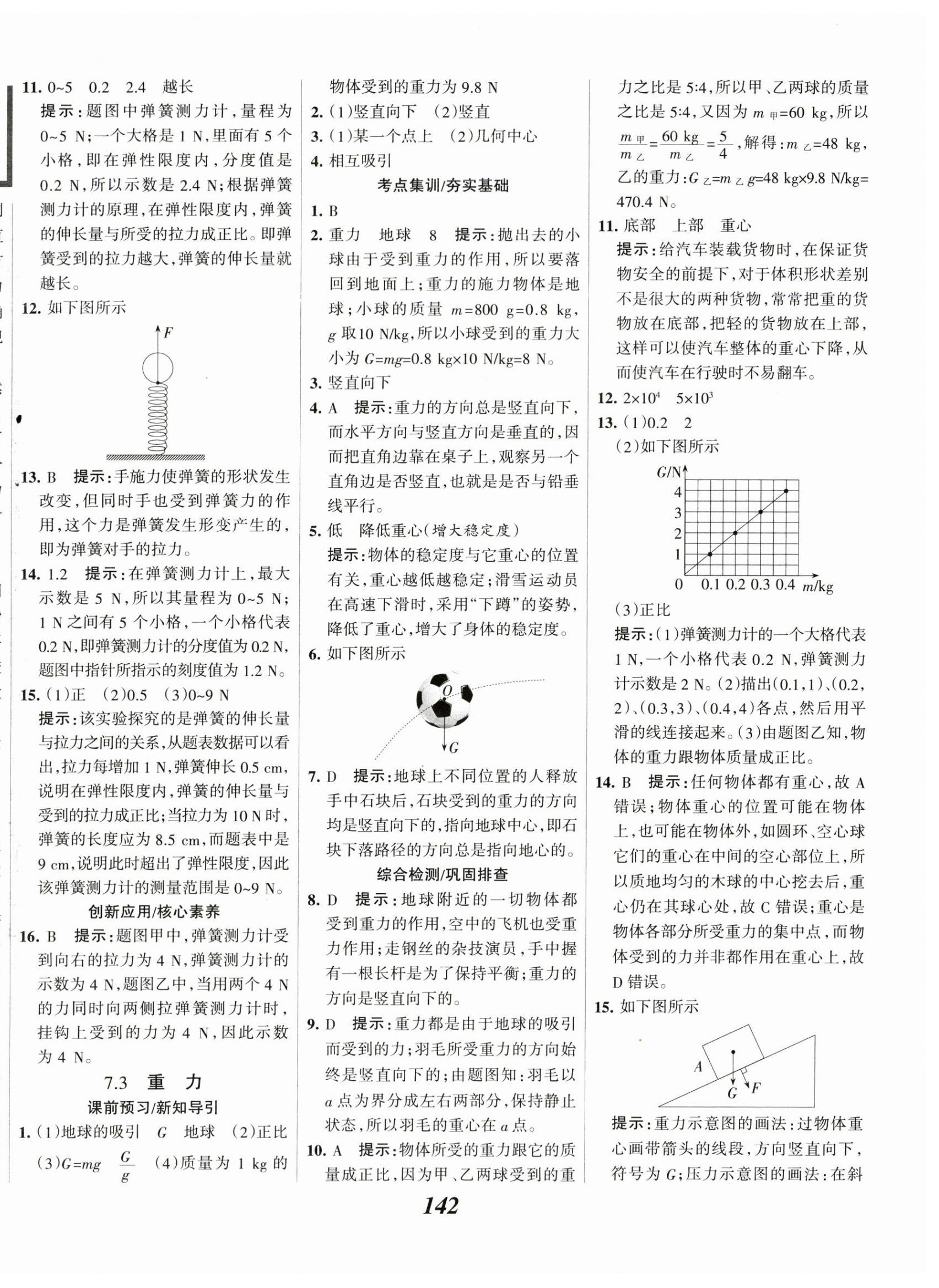 2023年全优课堂考点集训与满分备考八年级物理下册人教版 第2页