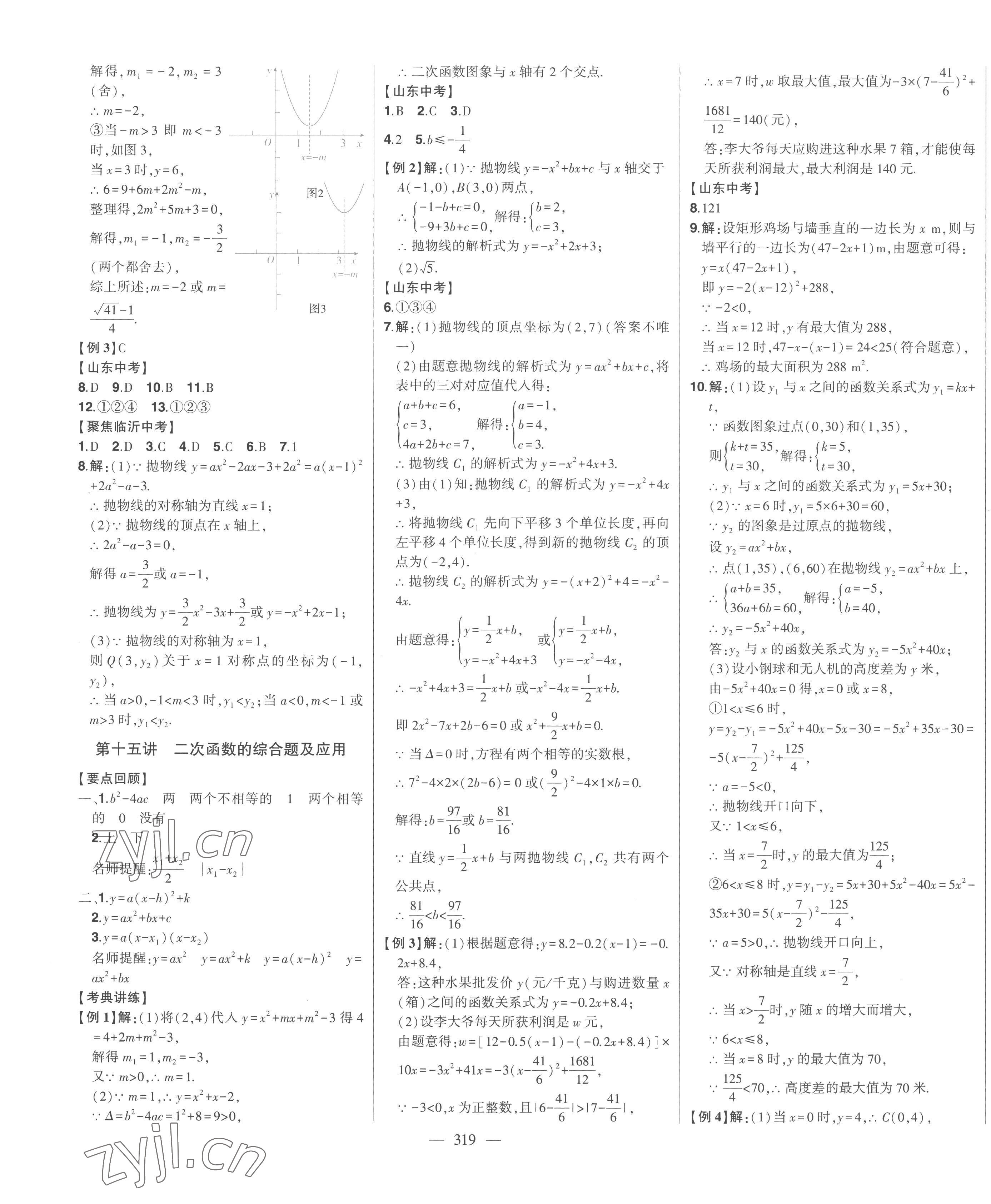 2023年智慧大課堂學(xué)業(yè)總復(fù)習(xí)全程精練數(shù)學(xué)臨沂專版 第15頁