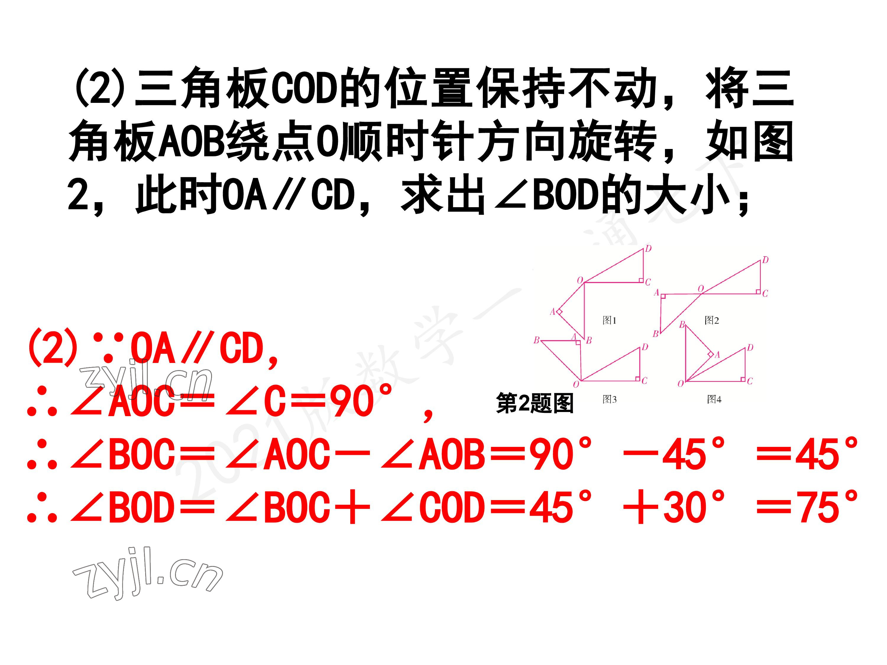 2023年一本通武汉出版社七年级数学下册北师大版 第87页