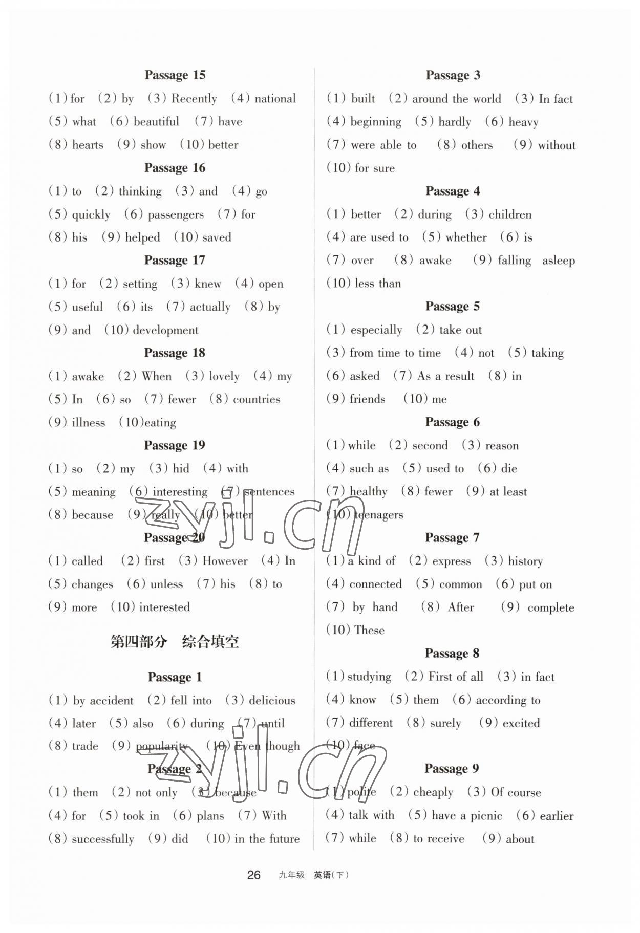 2023年學(xué)習(xí)之友九年級英語下冊人教版 第4頁