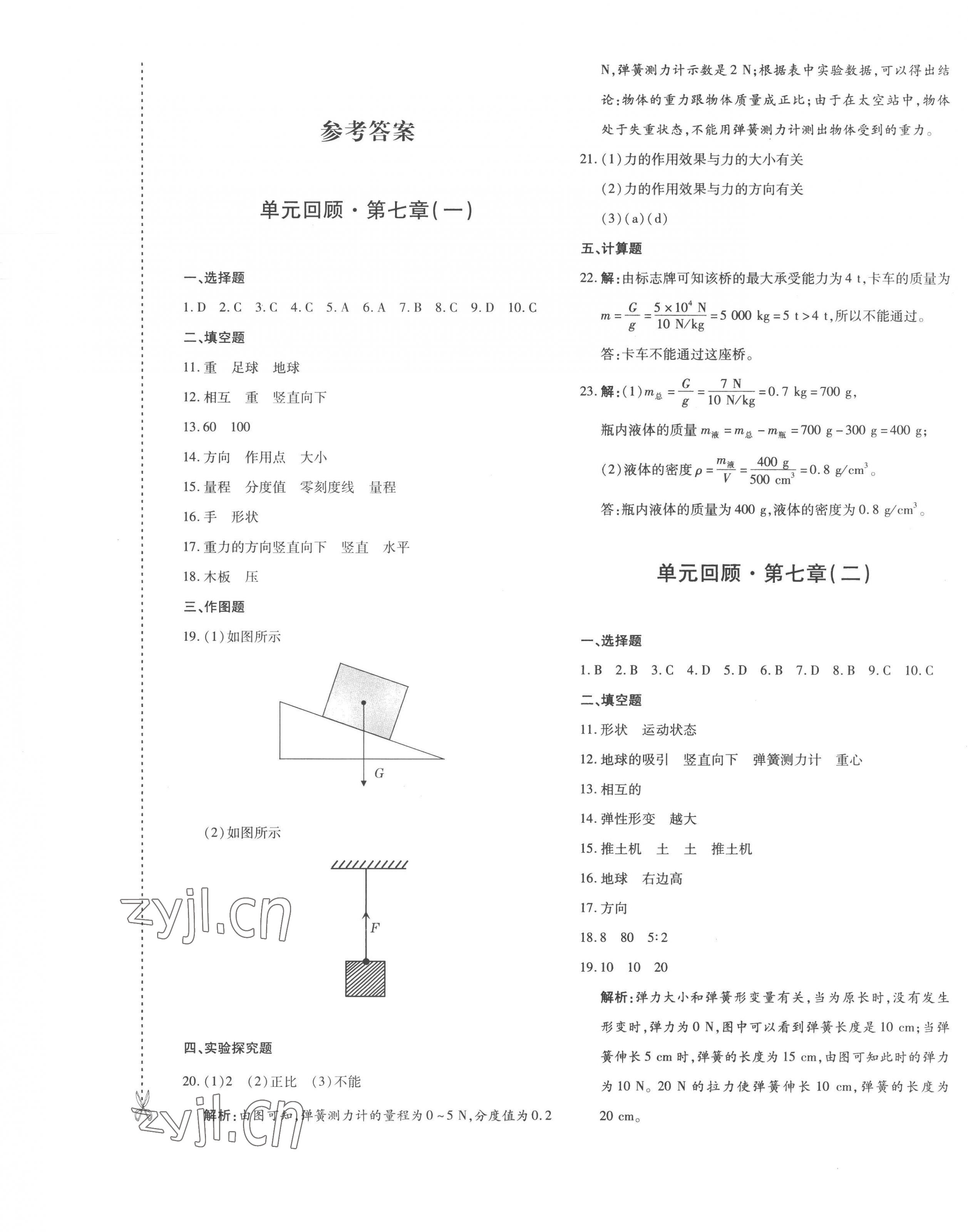 2023年優(yōu)學(xué)1+1評價與測試八年級物理下冊人教版 第1頁