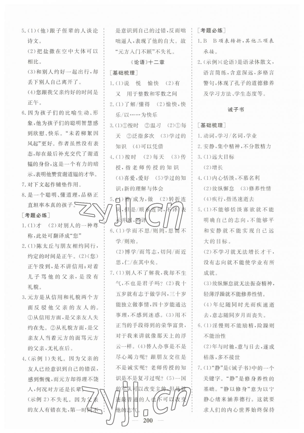 2023年点金考案语文 第2页