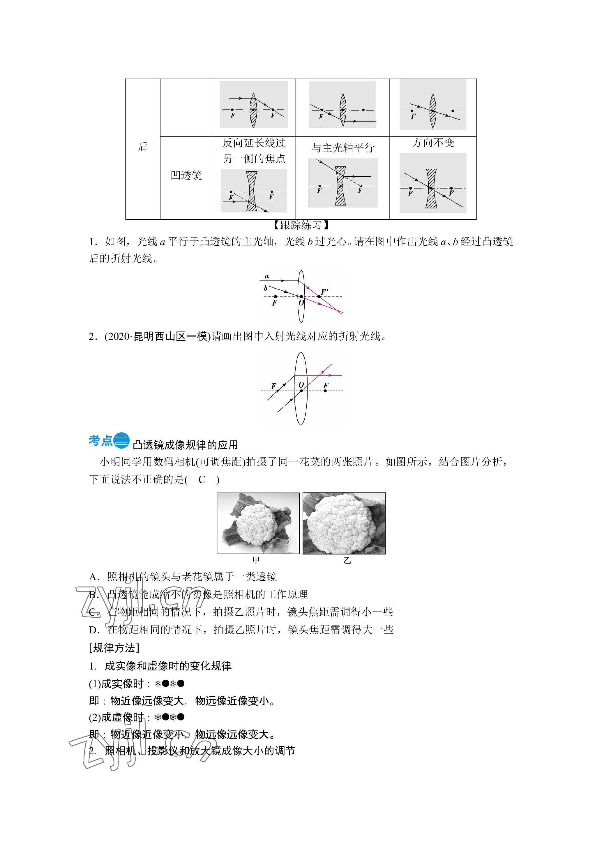 2023年晨光全优同步指导训练与检测物理 参考答案第22页