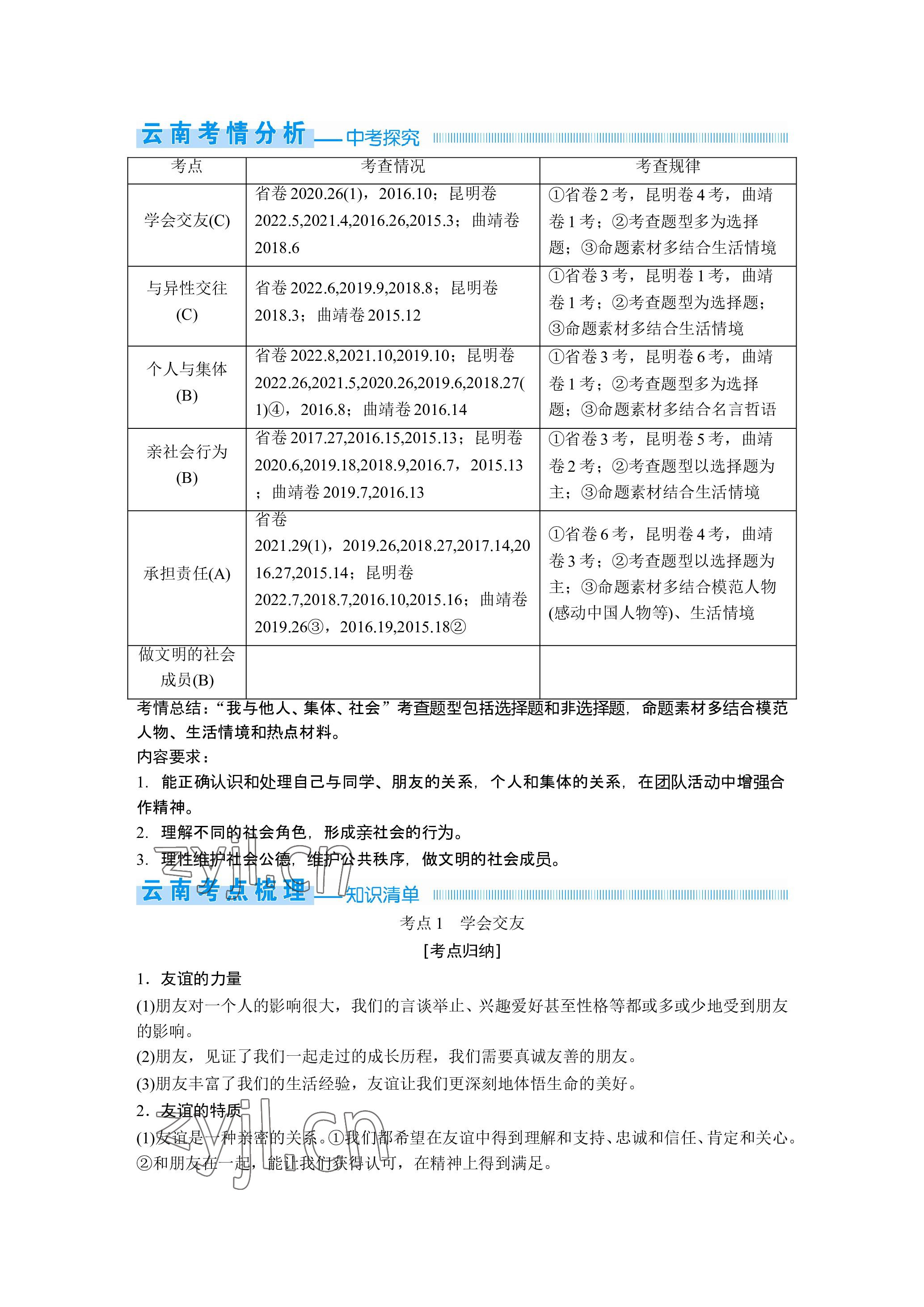 2023年晨光全優(yōu)同步指導(dǎo)訓(xùn)練與檢測道德與法治 參考答案第32頁