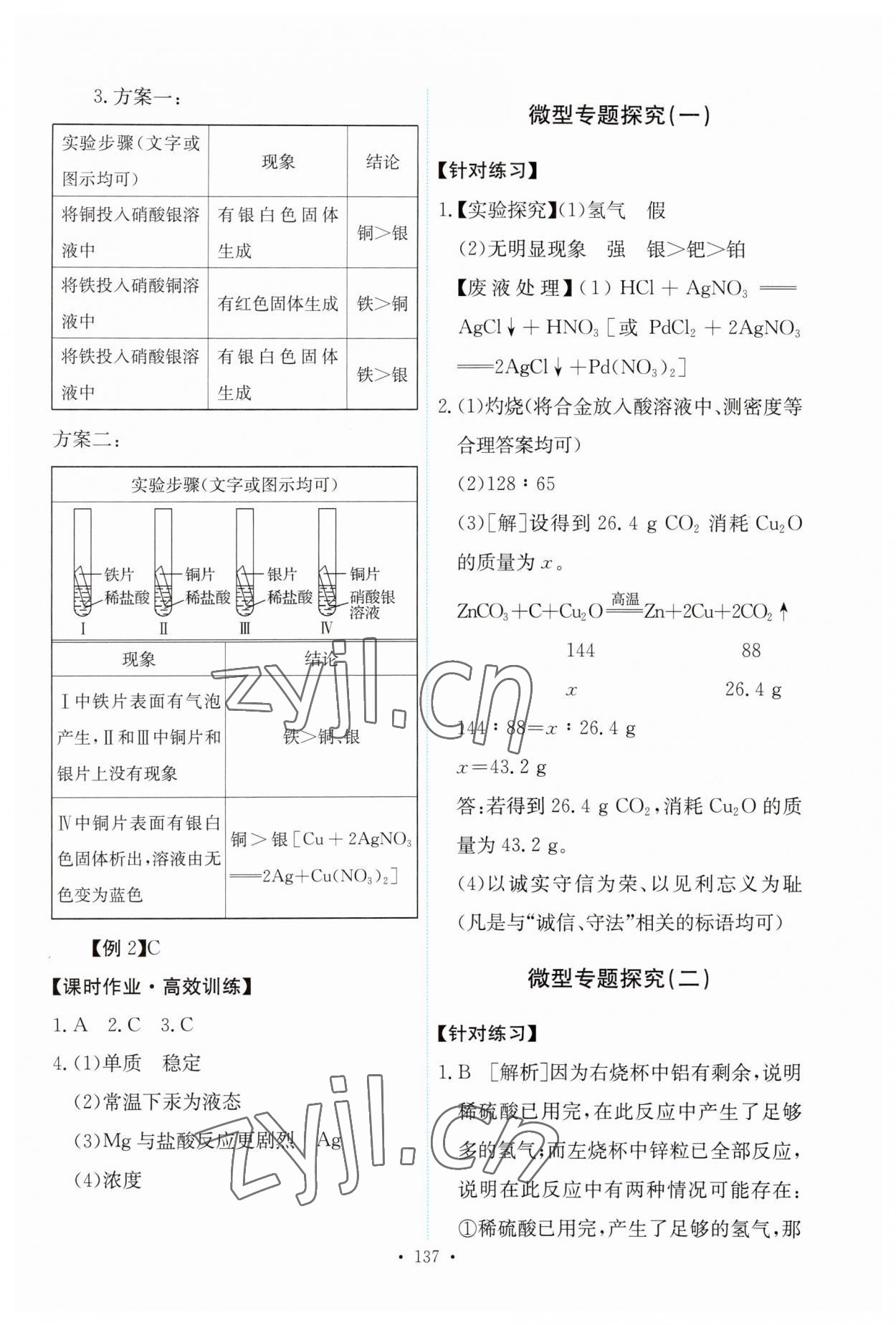 2023年能力培养与测试九年级化学下册人教版 第7页