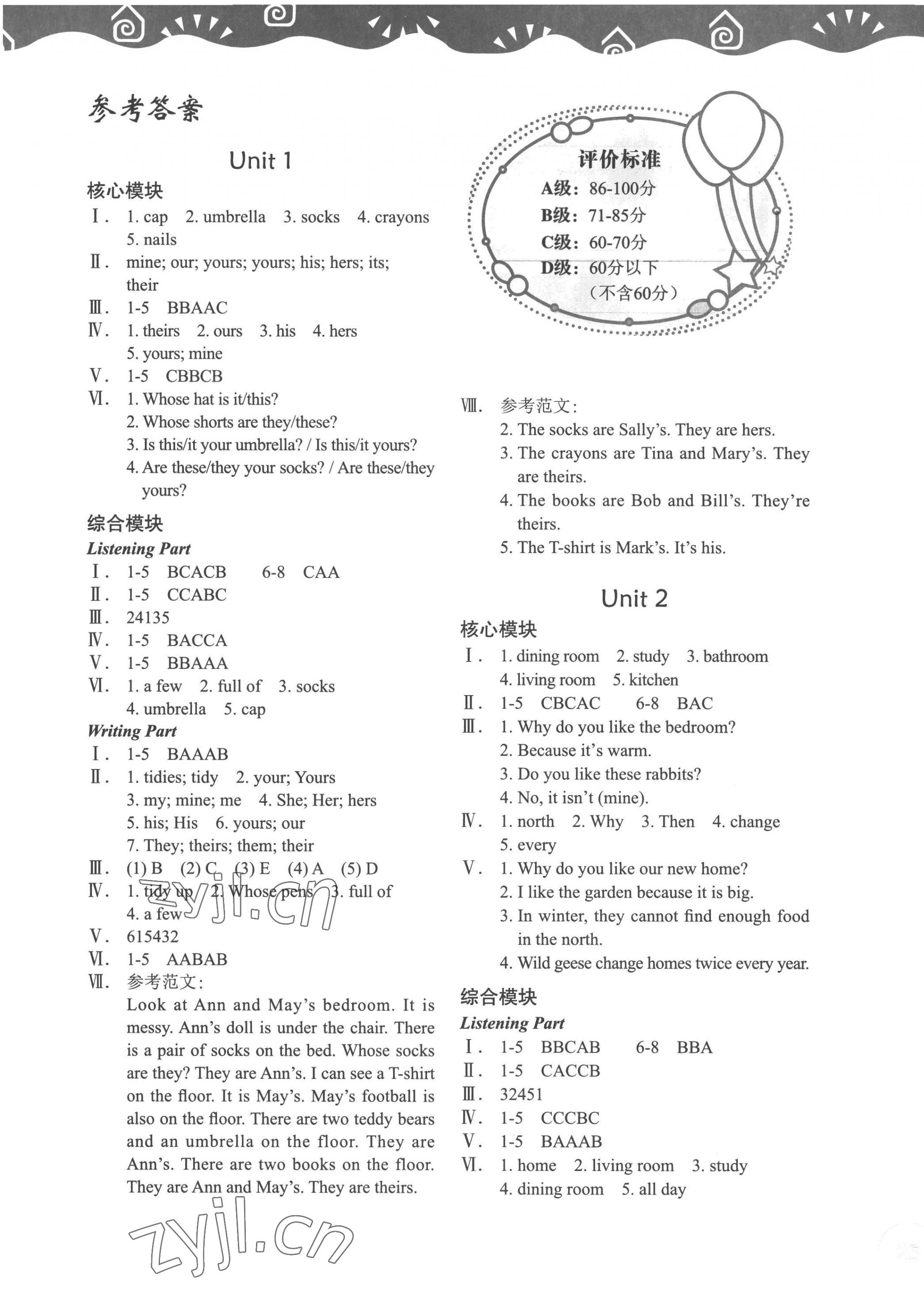 2023年深圳市小學英語課堂跟蹤五年級下冊滬教版 第1頁