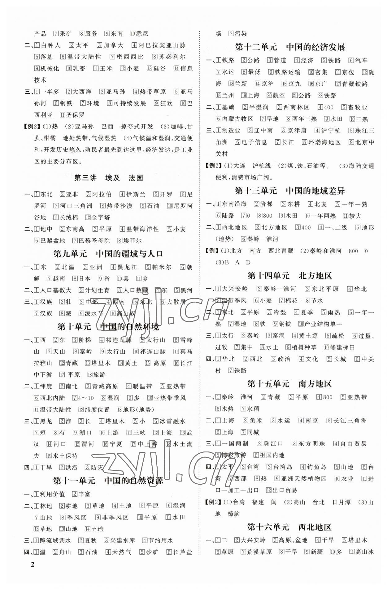 2023年金鑰匙突破方略地理福建專版 第2頁