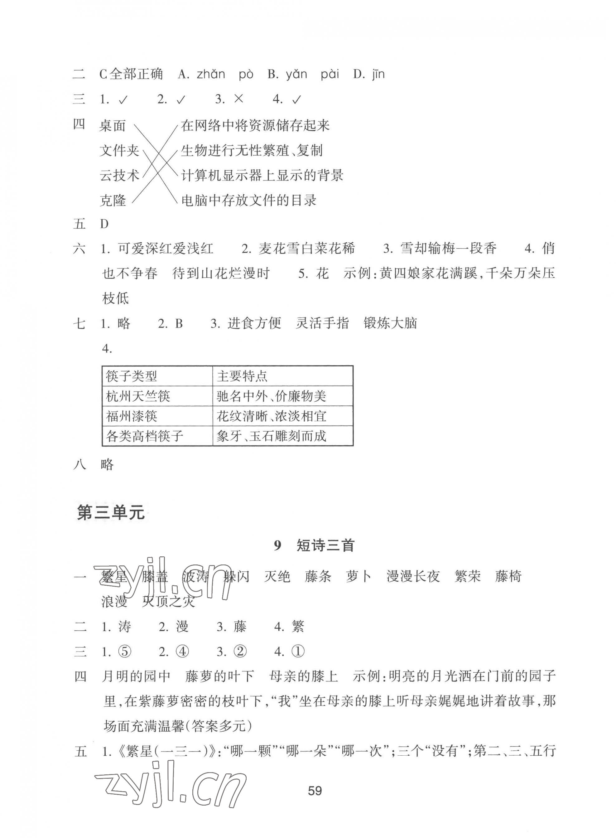 2023年預(yù)學(xué)與導(dǎo)學(xué)四年級(jí)語(yǔ)文下冊(cè)人教版 第7頁(yè)