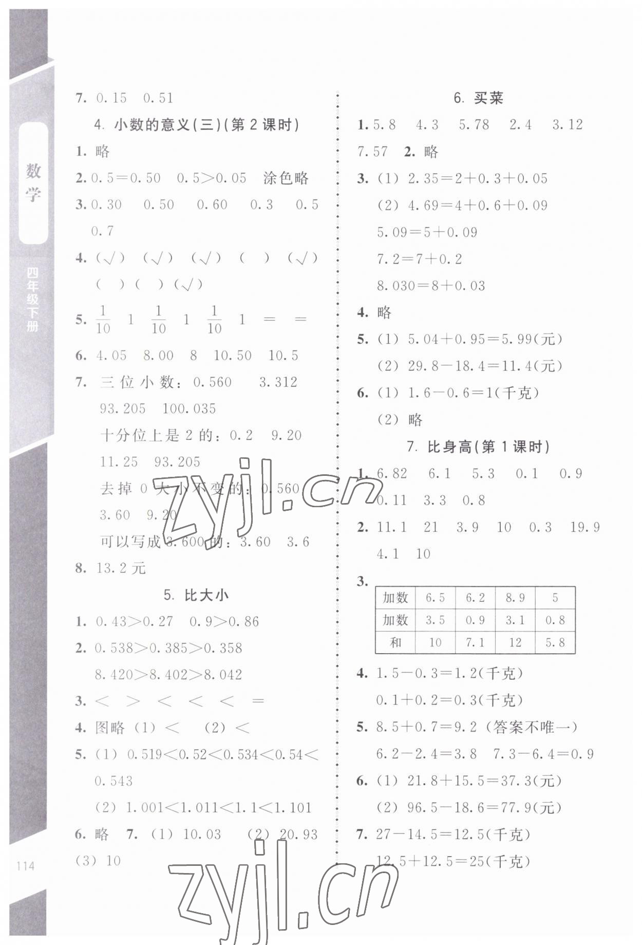 2023年課內課外直通車四年級數學下冊北師大版江西專版 第2頁