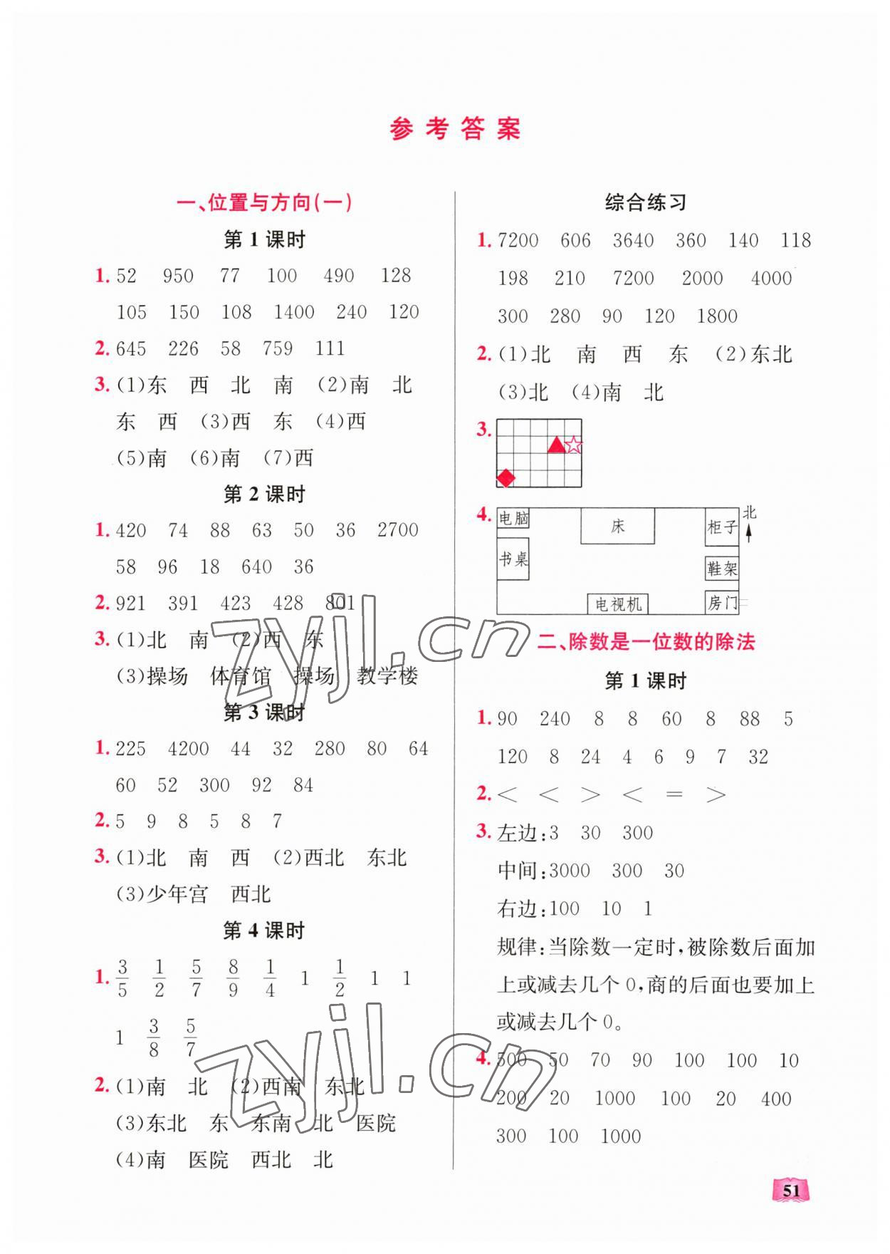 2023年口算能力訓(xùn)練湖北科學(xué)技術(shù)出版社三年級(jí)數(shù)學(xué)下冊(cè)人教版 第1頁(yè)