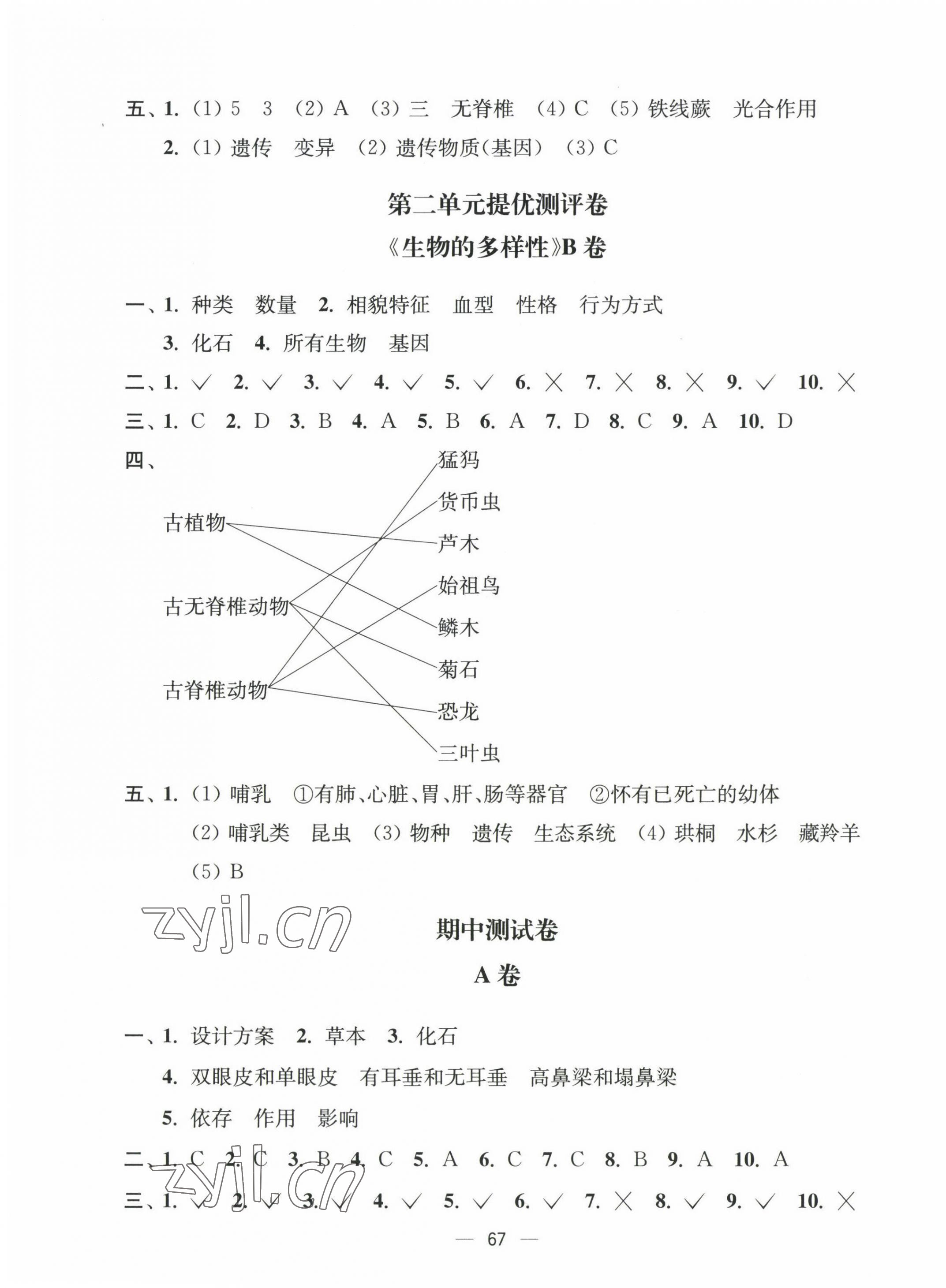 2023年江蘇好卷六年級科學(xué)下冊教科版 第3頁