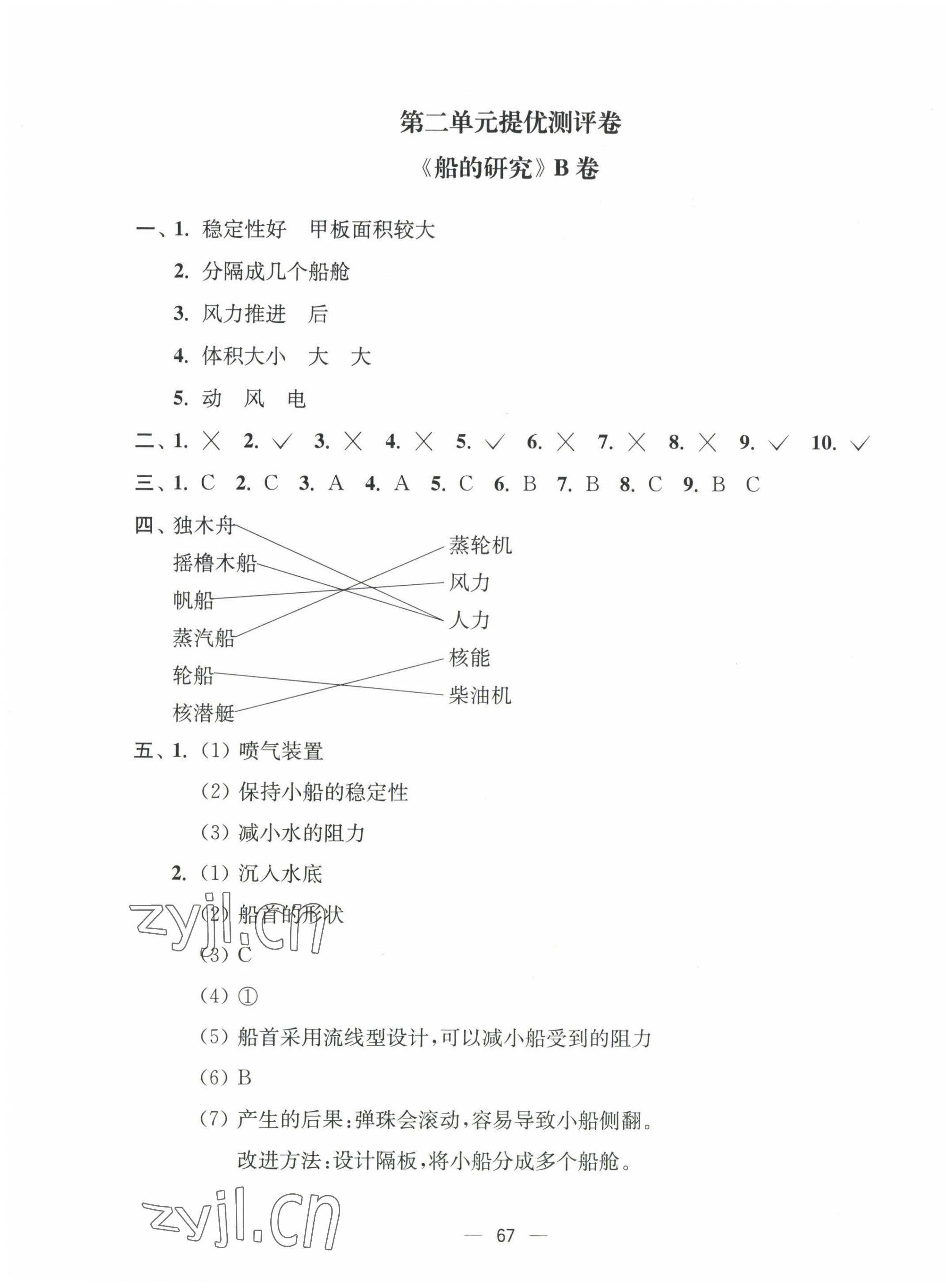 2023年江蘇好卷五年級科學(xué)下冊教科版 第3頁