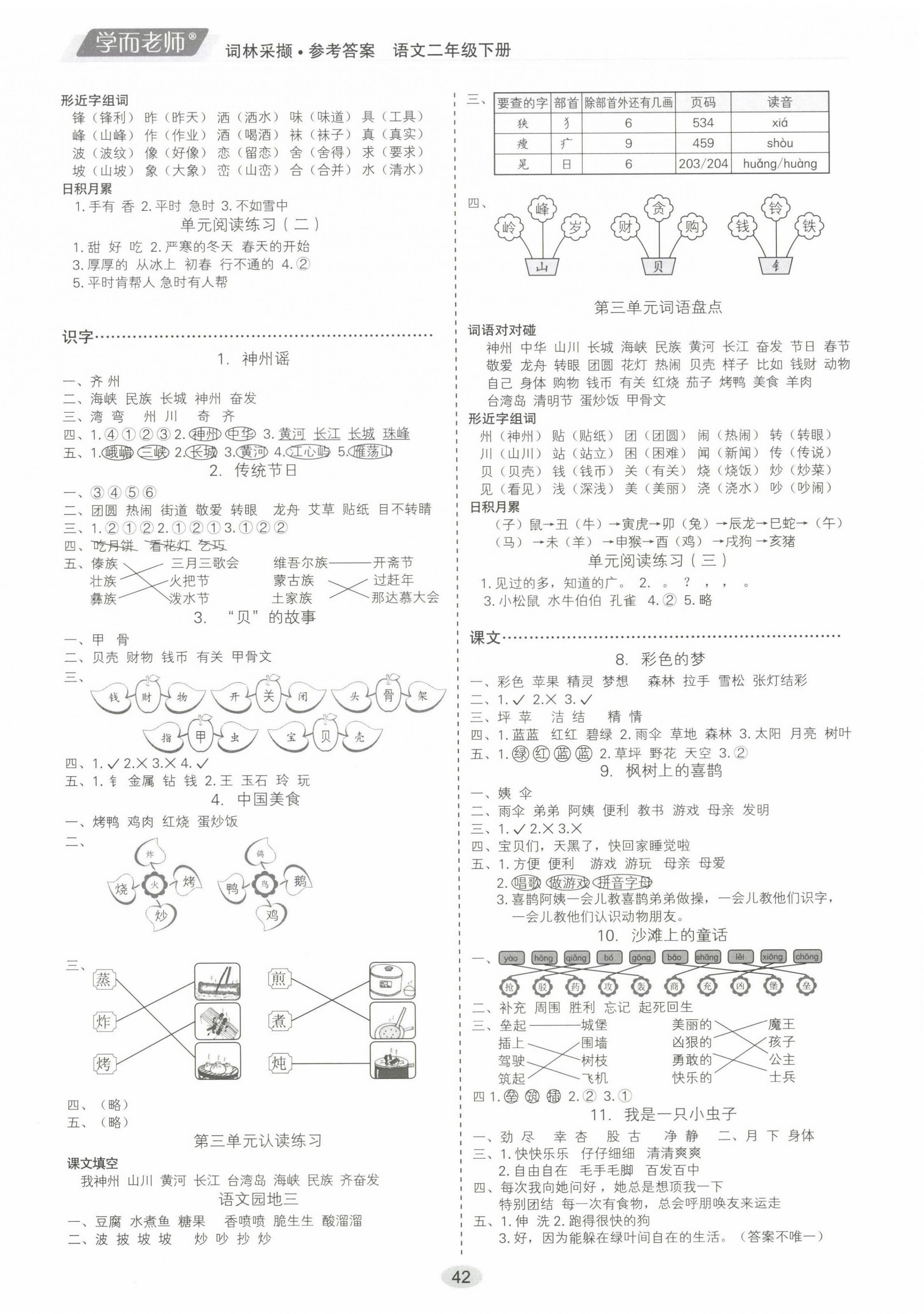 2023年学而老师词林采撷二年级语文下册人教版浙江专版 第2页