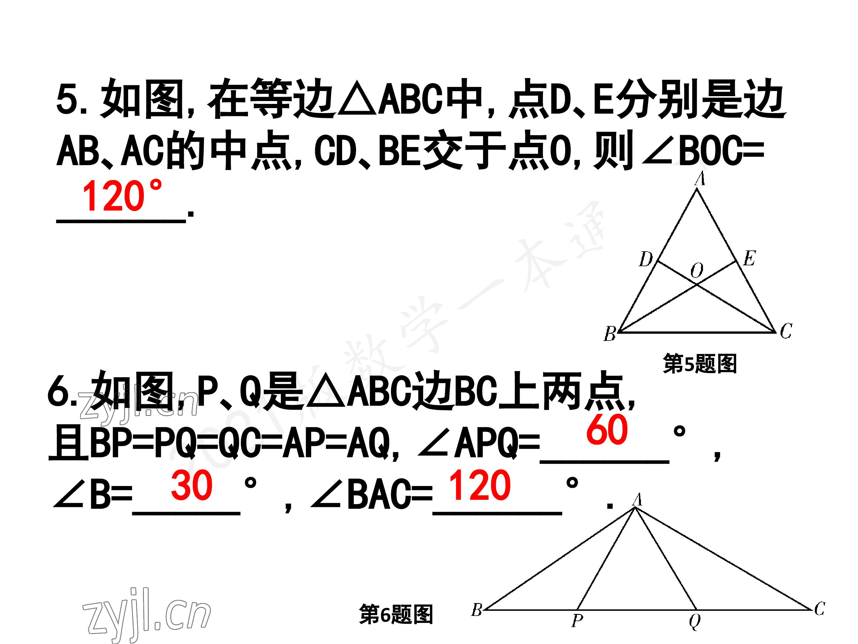 2023年一本通武汉出版社八年级数学下册北师大版 参考答案第79页