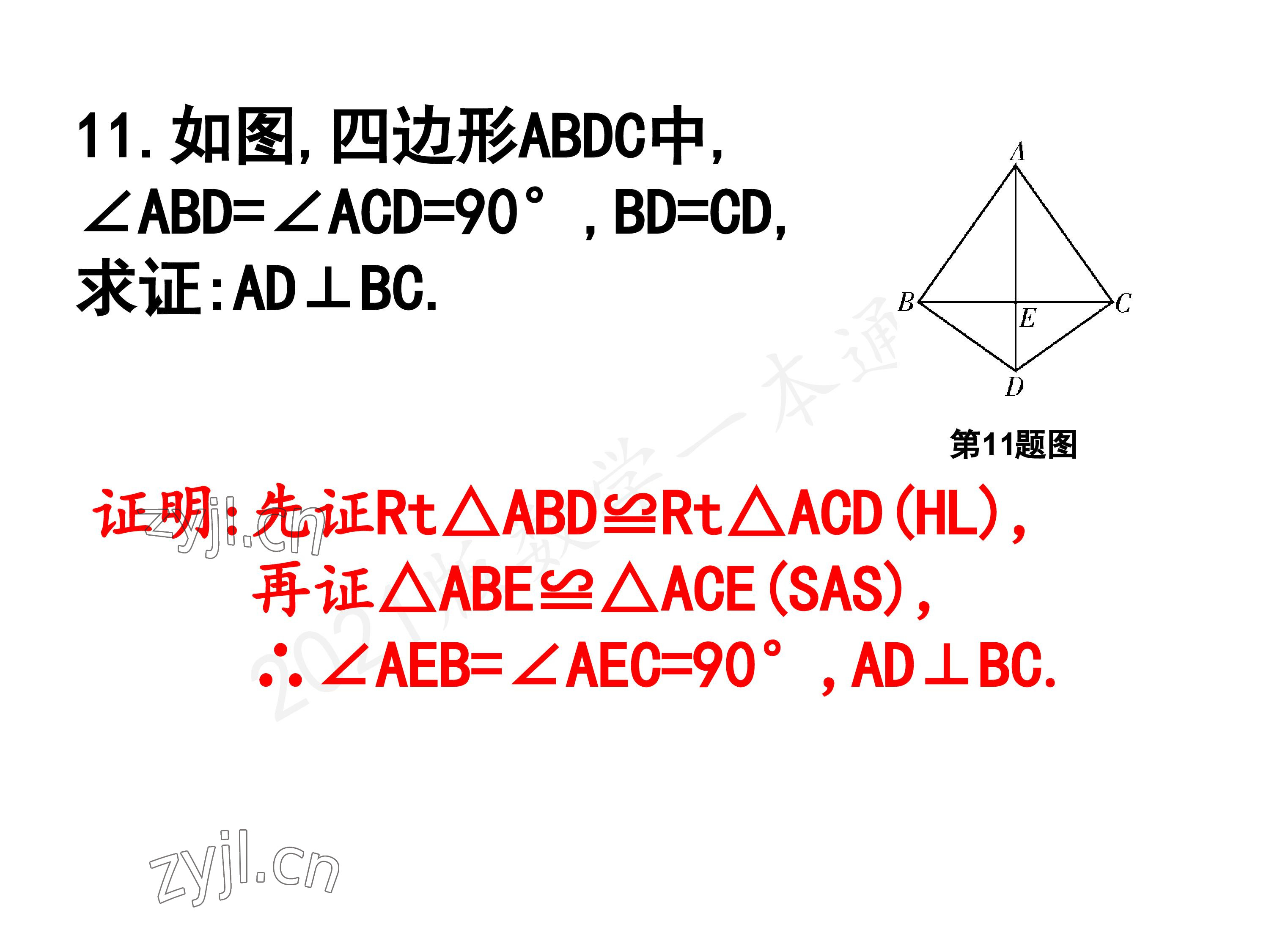 2023年一本通武汉出版社八年级数学下册北师大版 参考答案第118页