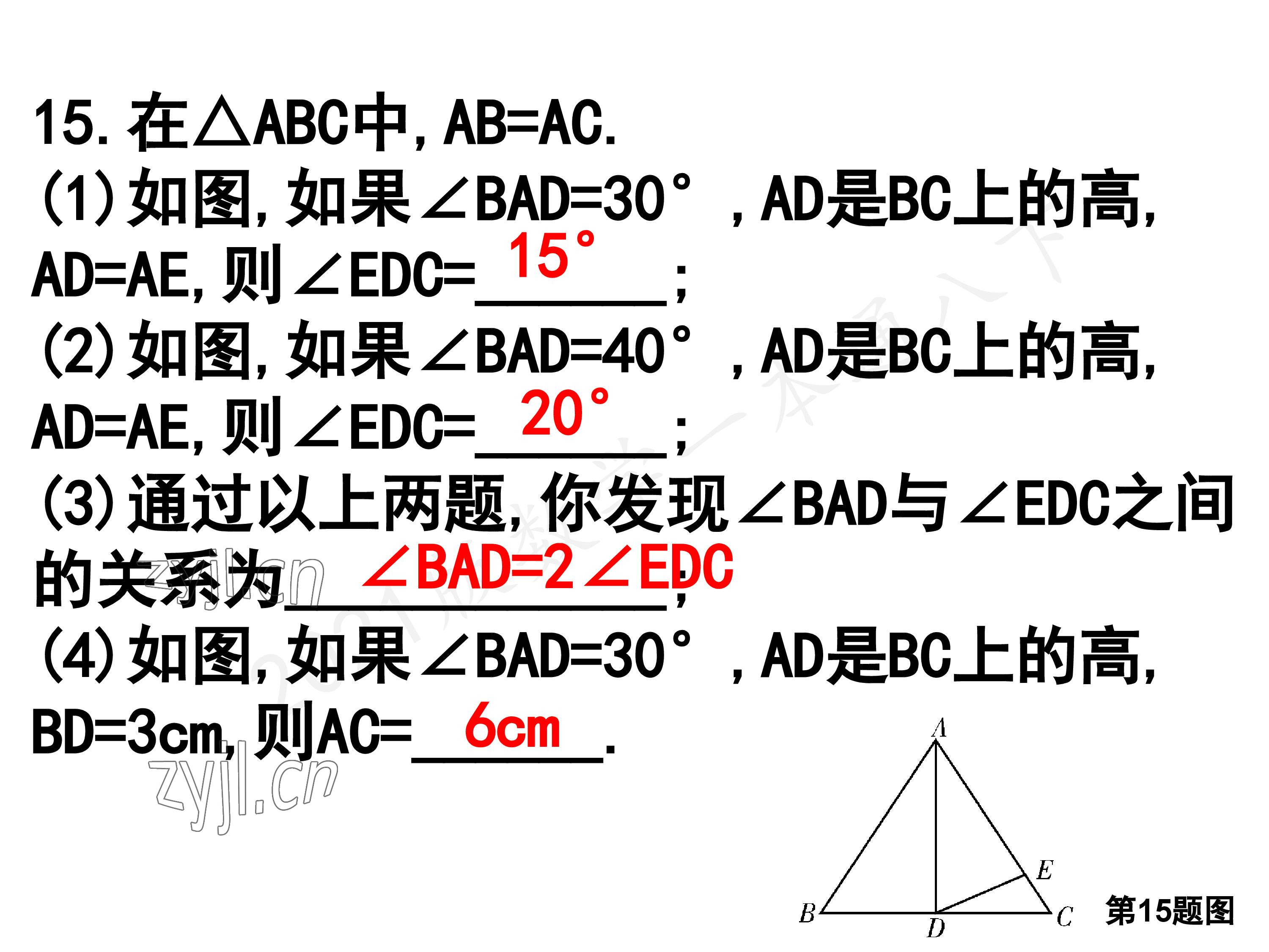 2023年一本通武汉出版社八年级数学下册北师大版 参考答案第49页