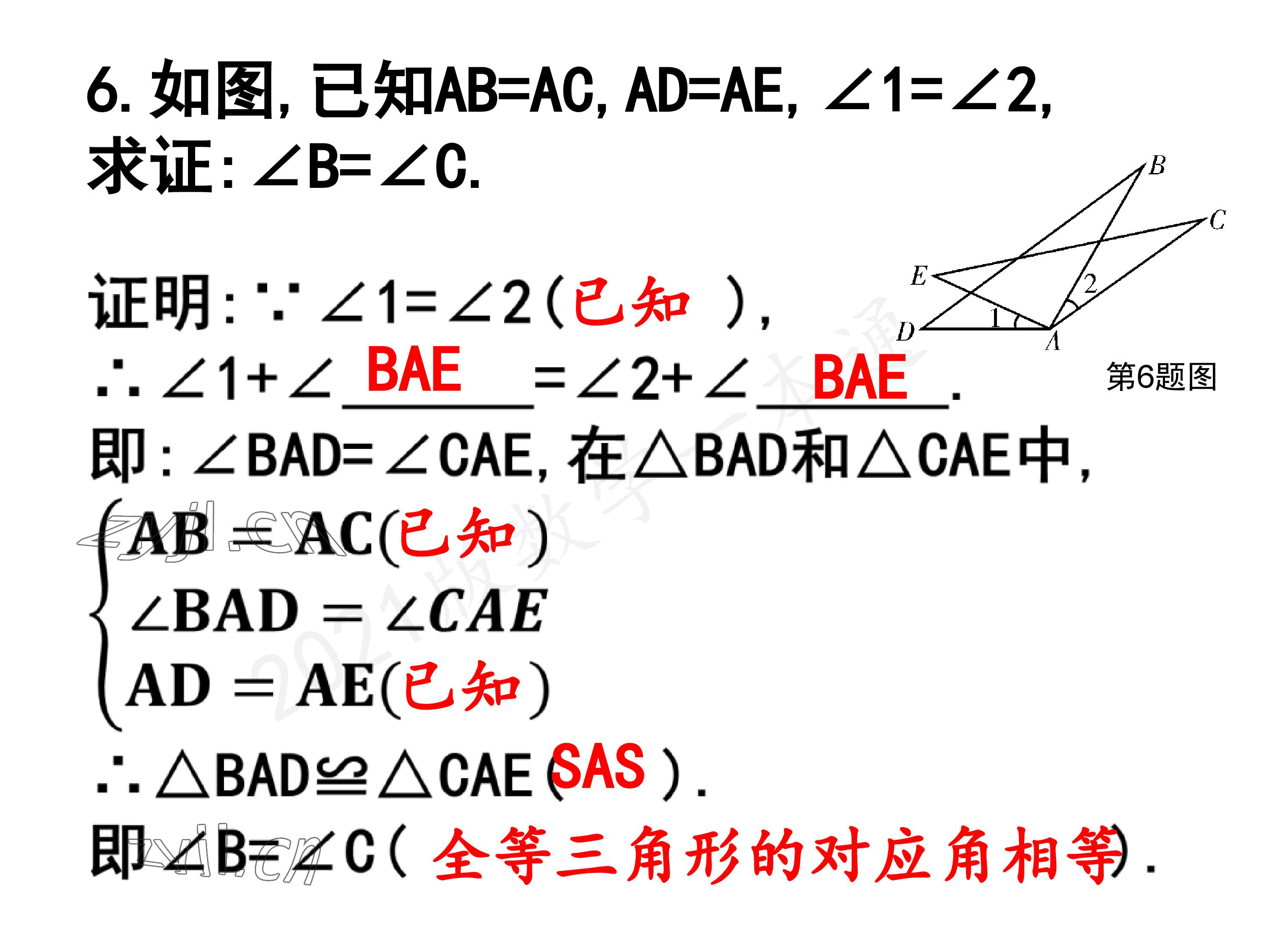 2023年一本通武汉出版社八年级数学下册北师大版 参考答案第13页