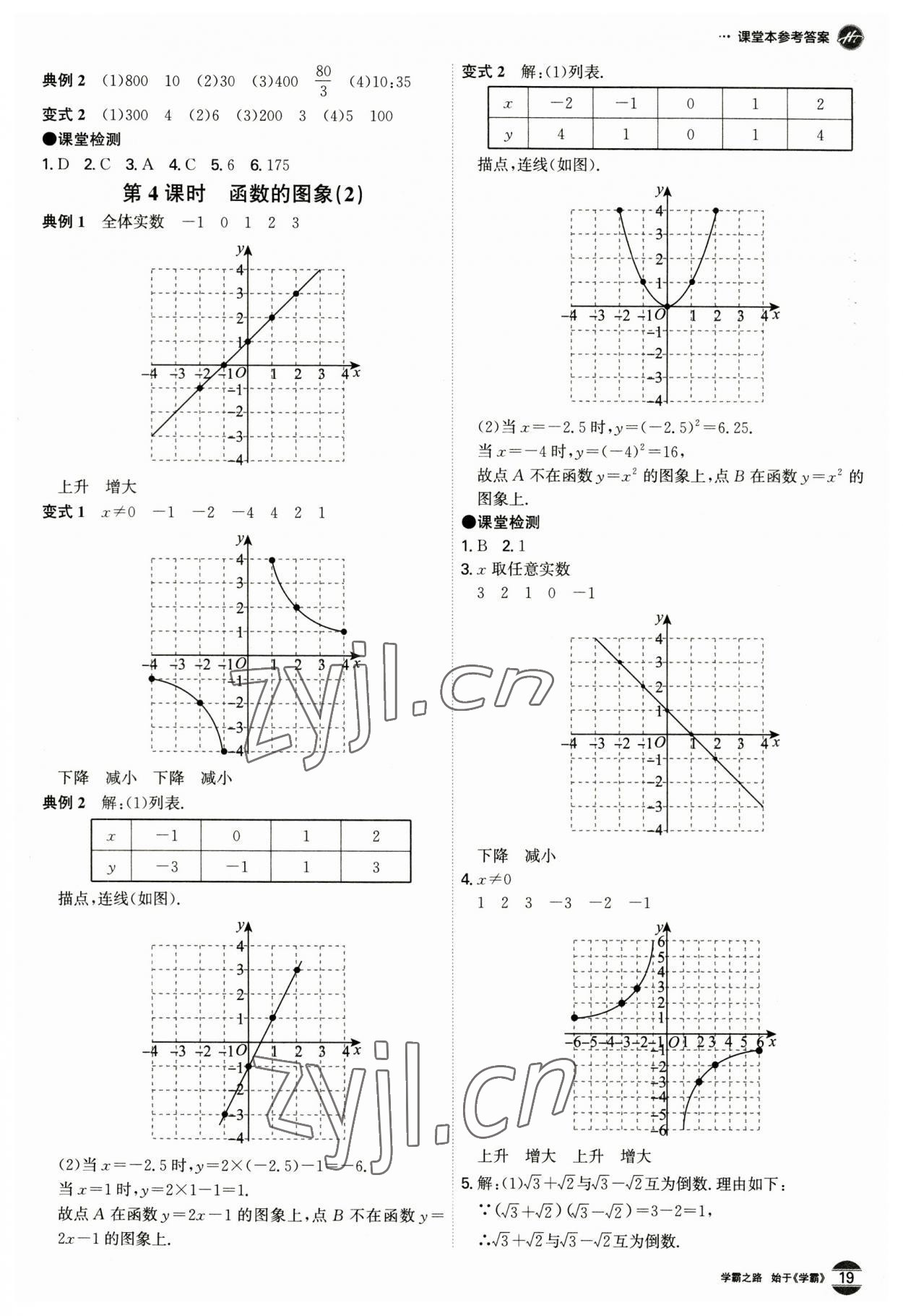 2023年學霸智慧課堂八年級數(shù)學下冊人教版 第19頁