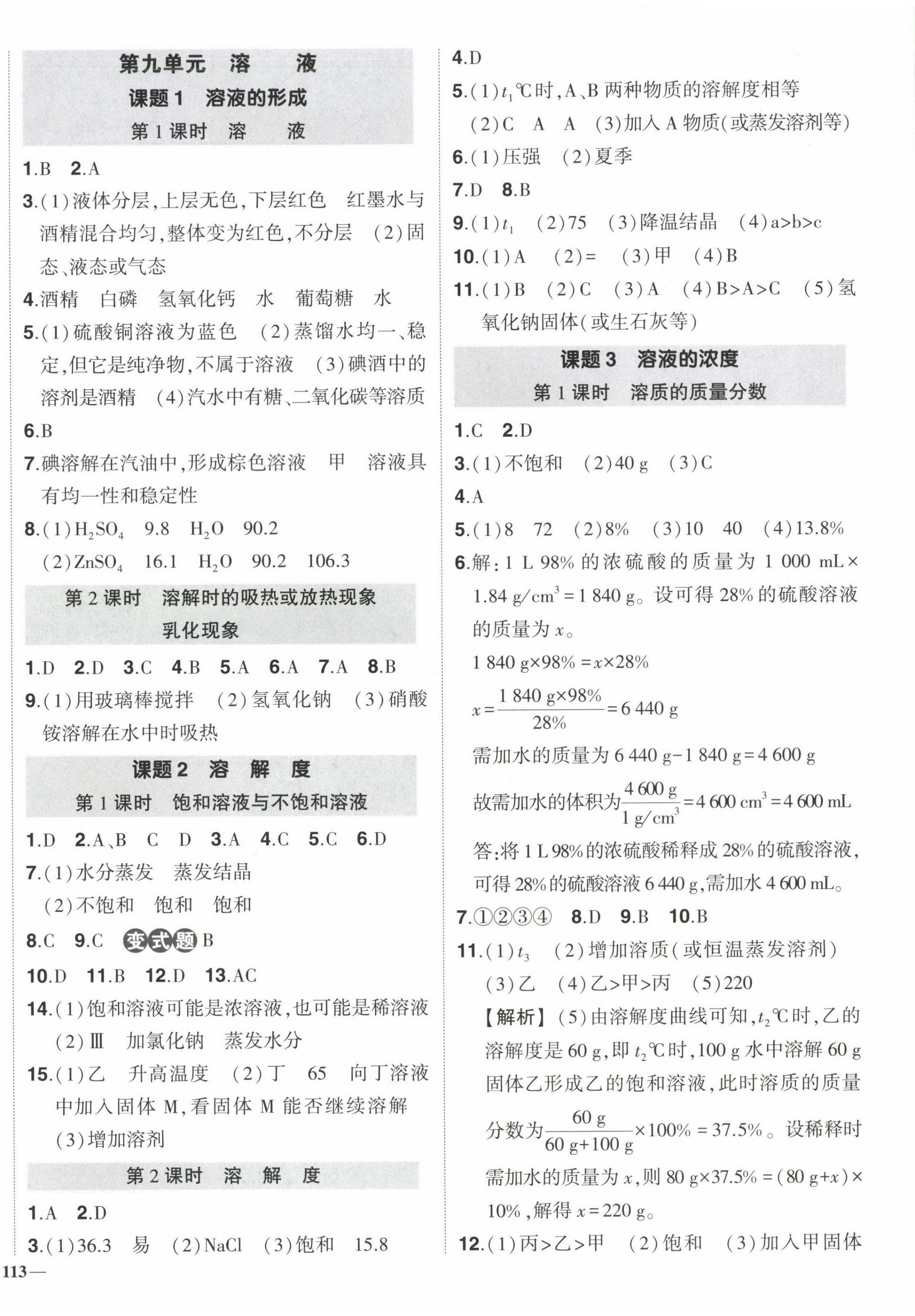 2023年狀元成才路創(chuàng)優(yōu)作業(yè)九年級化學(xué)下冊人教版 第6頁