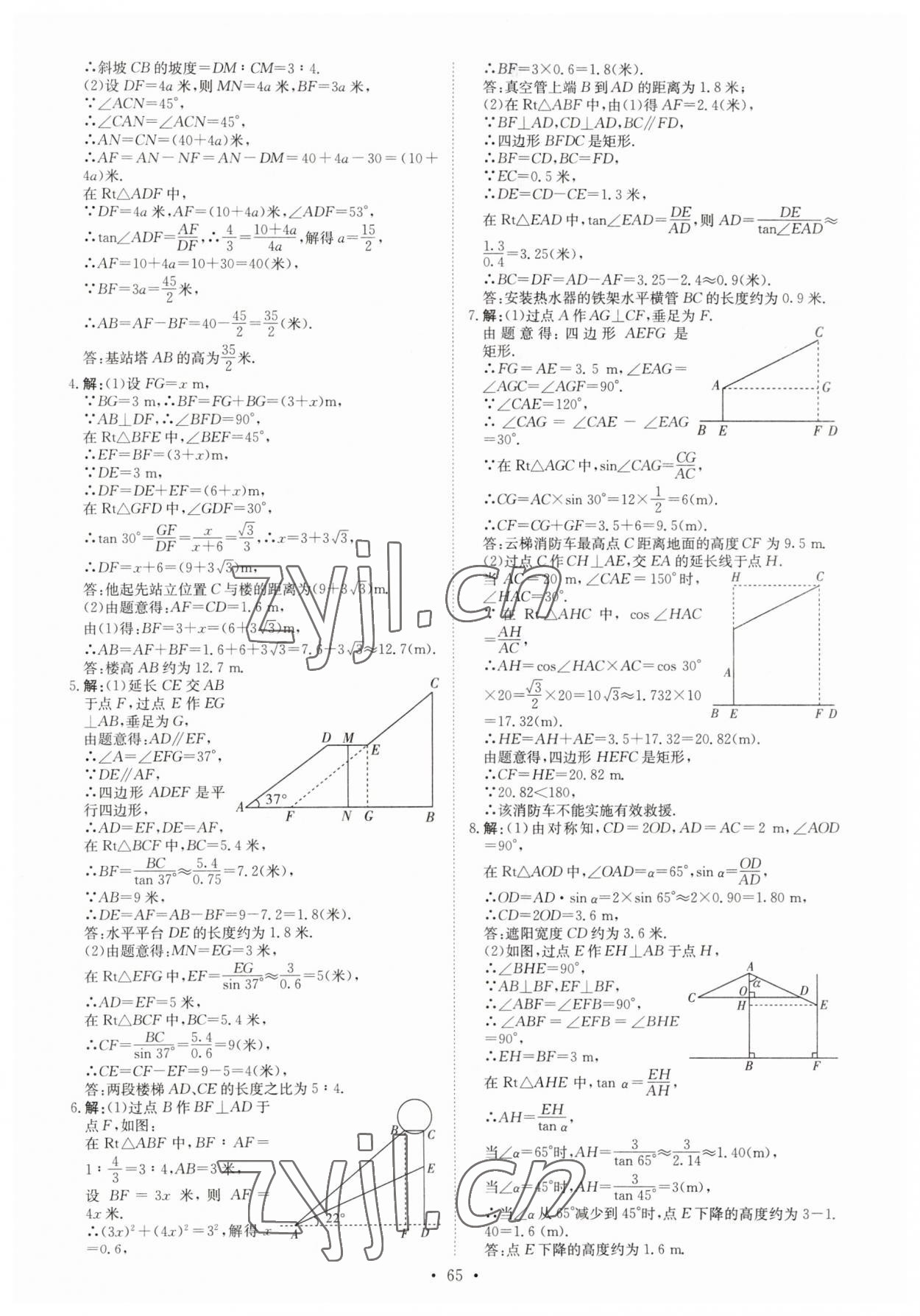 2023年鋒芒文化名校金卷數(shù)學(xué)重慶專版 第11頁