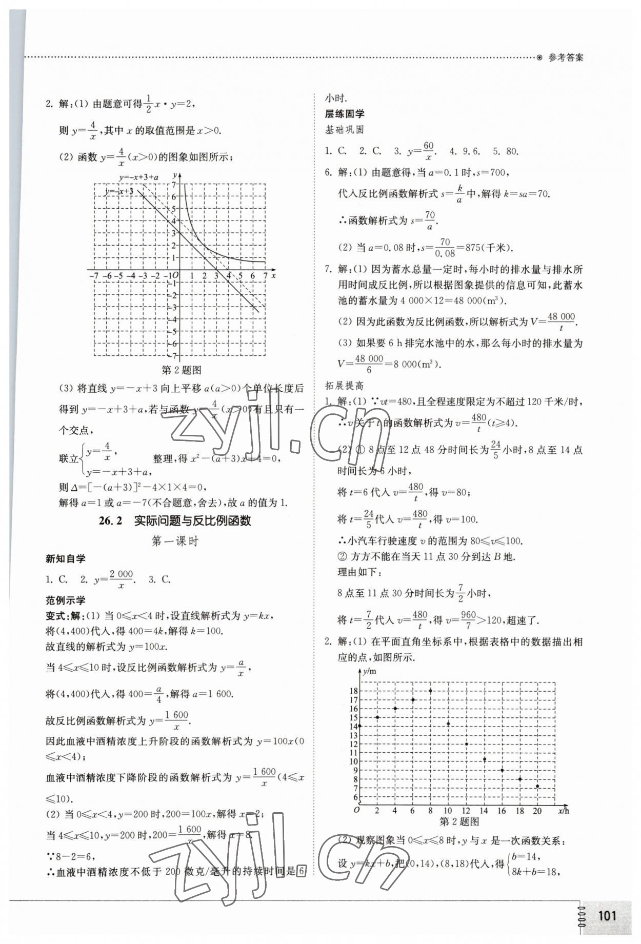 2023年初中同步練習(xí)冊(cè)九年級(jí)數(shù)學(xué)下冊(cè)人教版山東教育出版社 第3頁