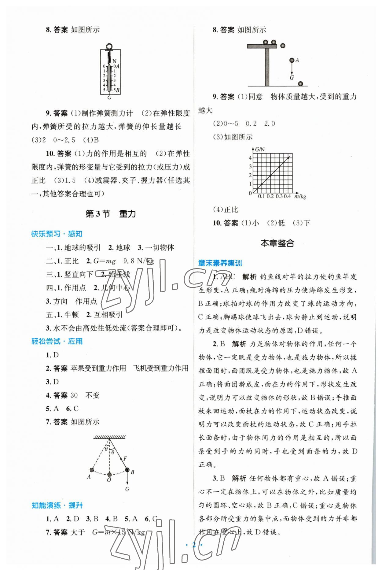 2023年同步测控优化设计八年级物理下册人教版 第2页