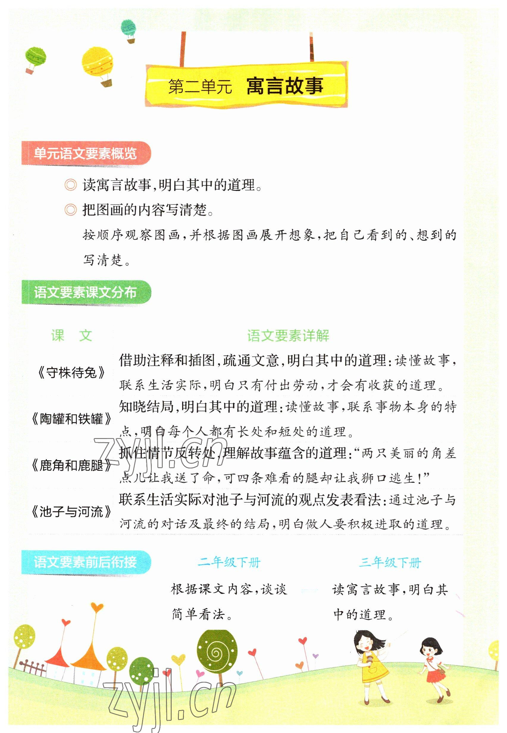 2023年教材課本三年級語文下冊人教版 參考答案第42頁