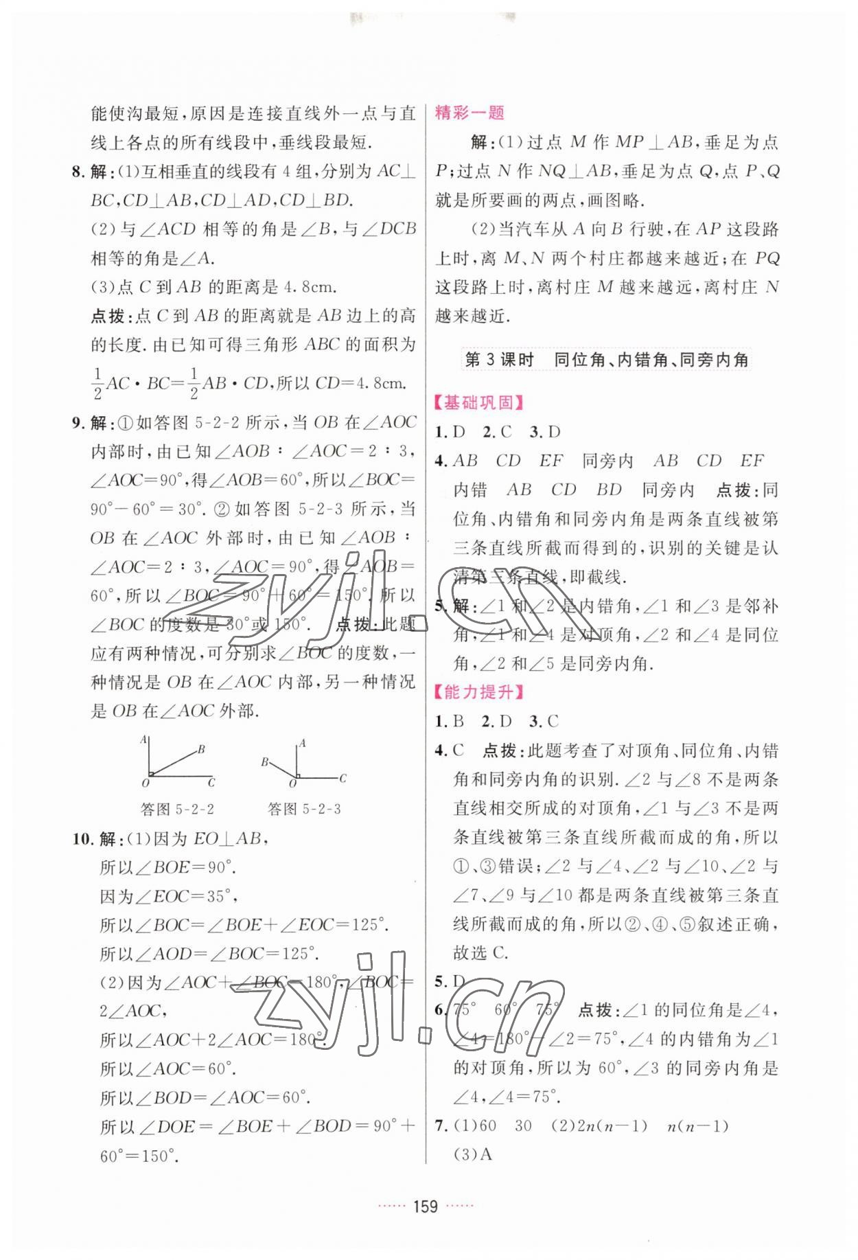 2023年三維數(shù)字課堂七年級數(shù)學(xué)下冊人教版 第3頁