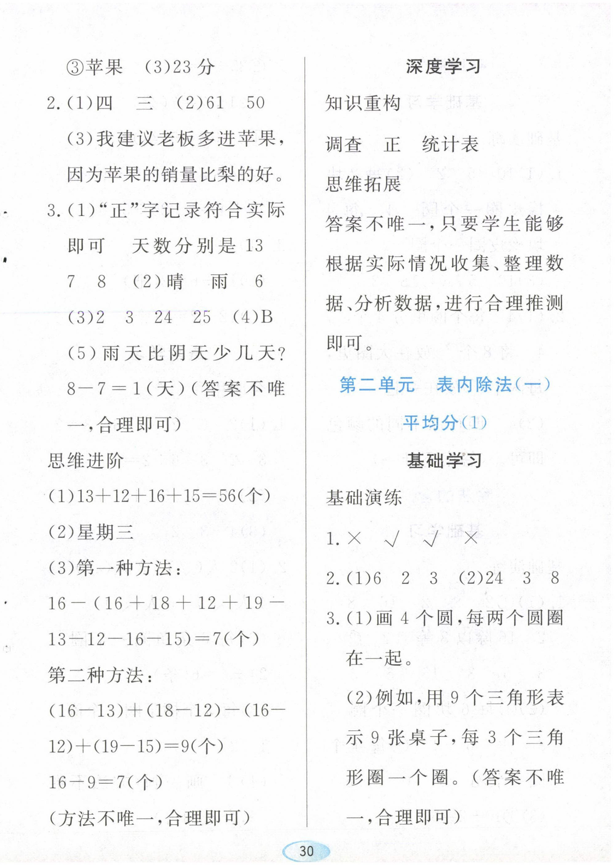 2023年資源與評價黑龍江教育出版社二年級數(shù)學(xué)下冊人教版 第2頁