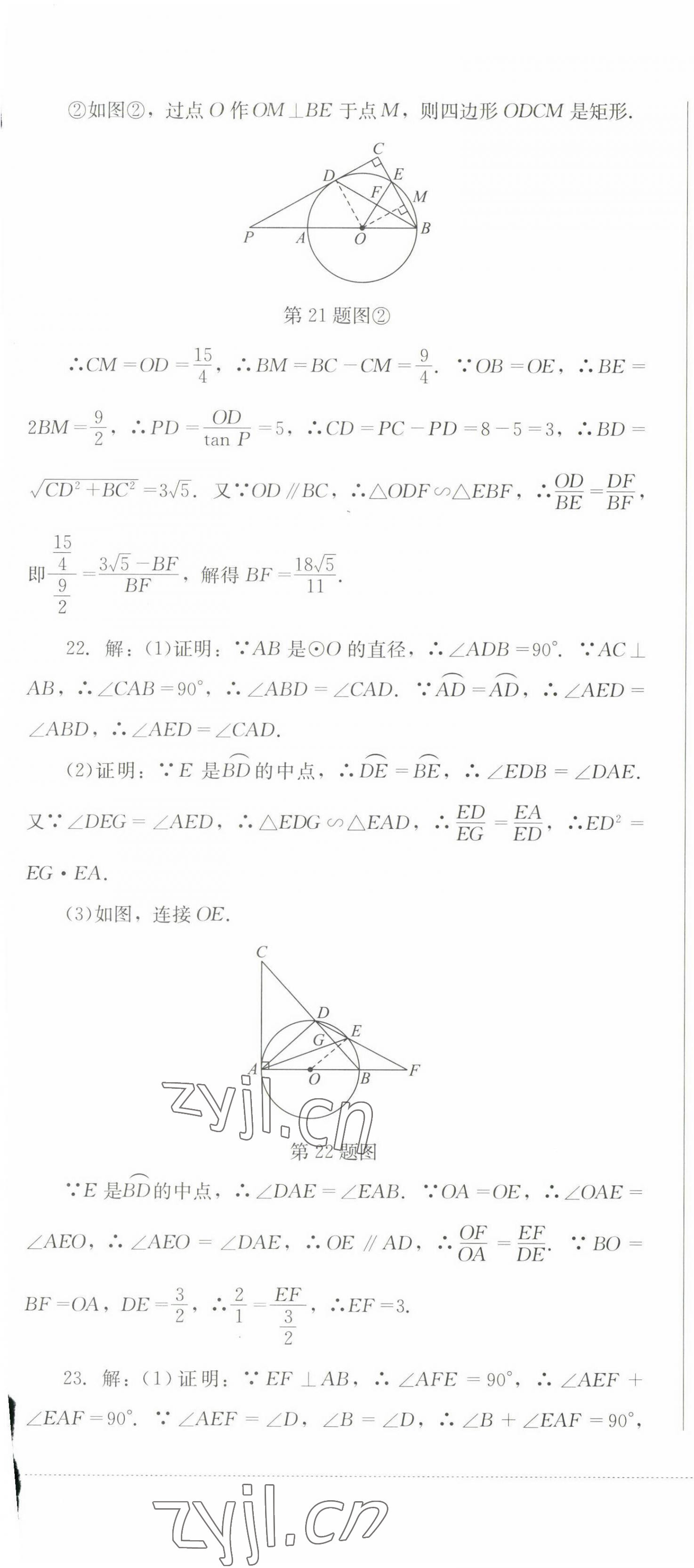 2023年學(xué)情點(diǎn)評(píng)四川教育出版社九年級(jí)數(shù)學(xué)下冊(cè)北師大版 第13頁(yè)