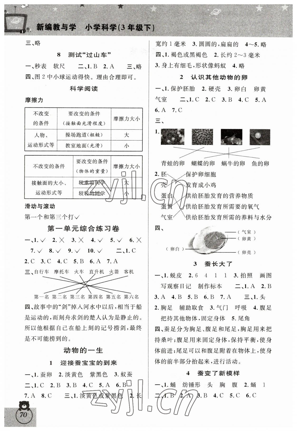 2023年新編教與學三年級科學下冊教科版 第2頁