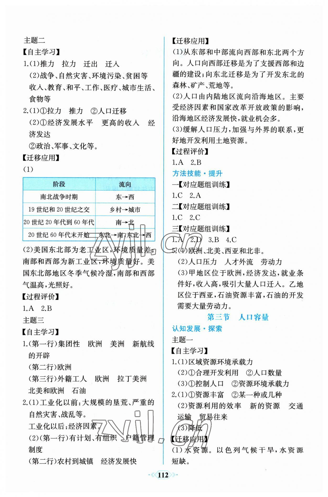 2023年新課程學(xué)習(xí)評(píng)價(jià)方案課時(shí)練高中地理必修第二冊(cè)人教版 第2頁(yè)