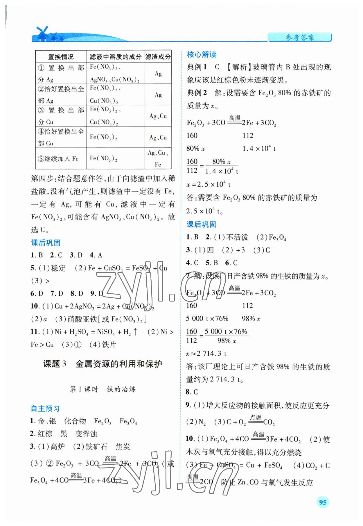 2023年新課標(biāo)教材同步導(dǎo)練九年級化學(xué)下冊人教版 第3頁