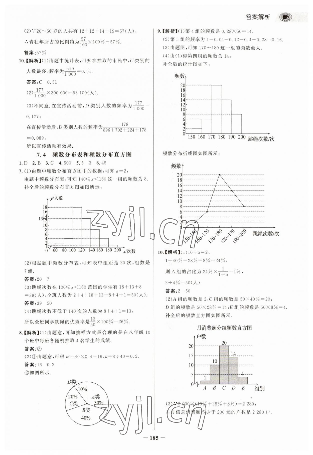 2023年世紀金榜重點題特訓八年級數學下冊蘇科版 參考答案第4頁