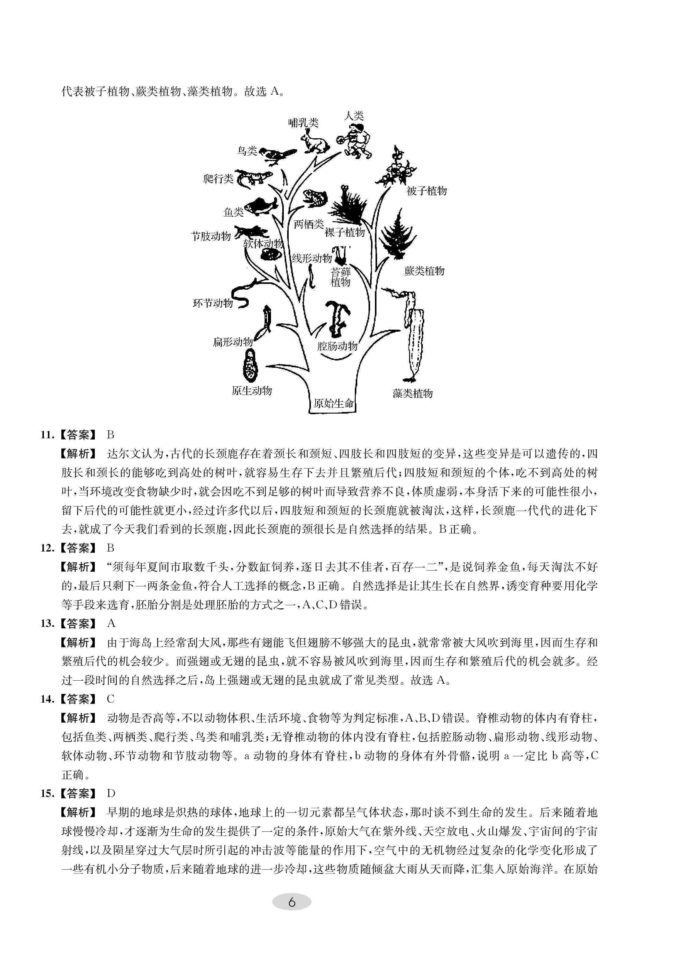 2023年關鍵能力進階八年級生物下冊 第6頁