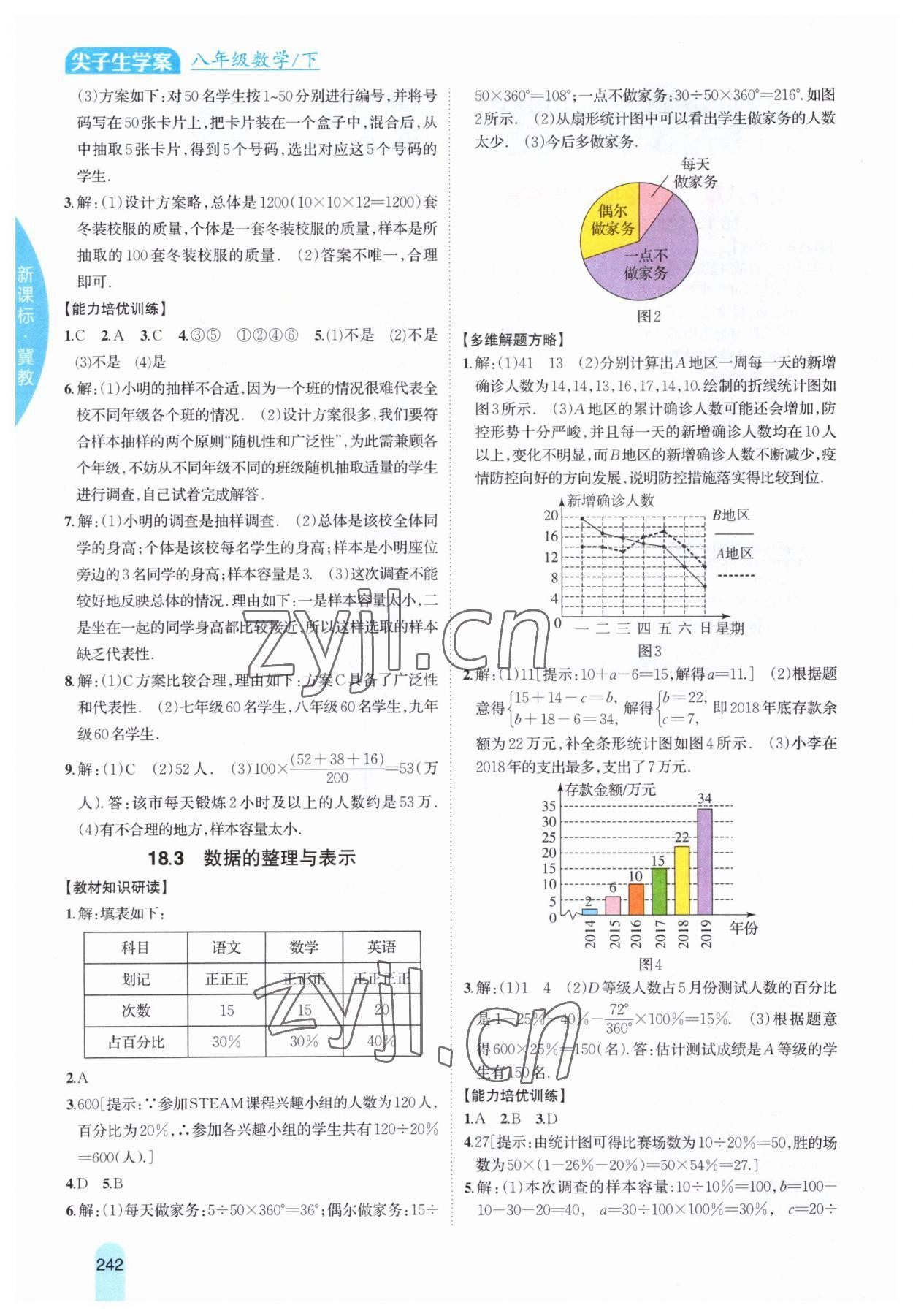 2023年尖子生學(xué)案八年級(jí)數(shù)學(xué)下冊(cè)冀教版 參考答案第2頁(yè)