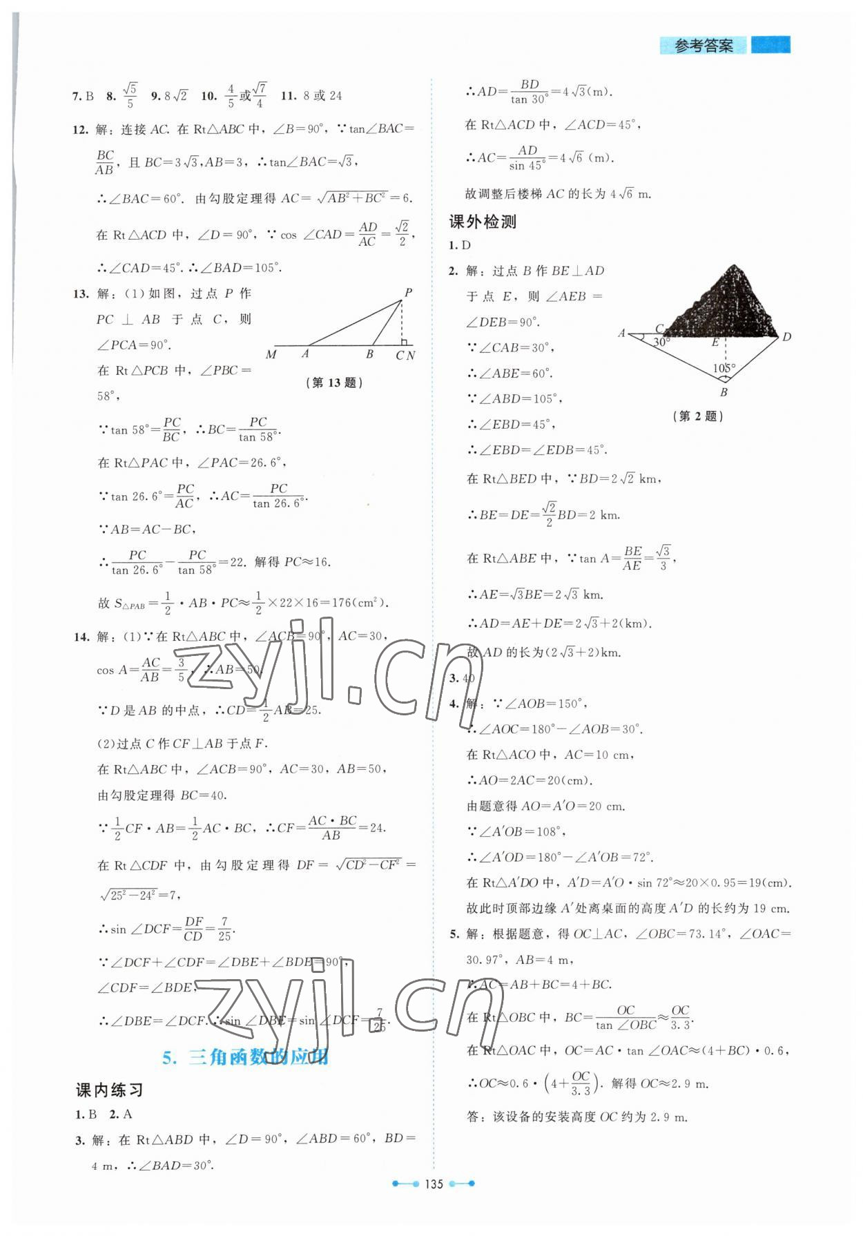 2023年伴你学北京师范大学出版社九年级数学下册北师大版 第3页