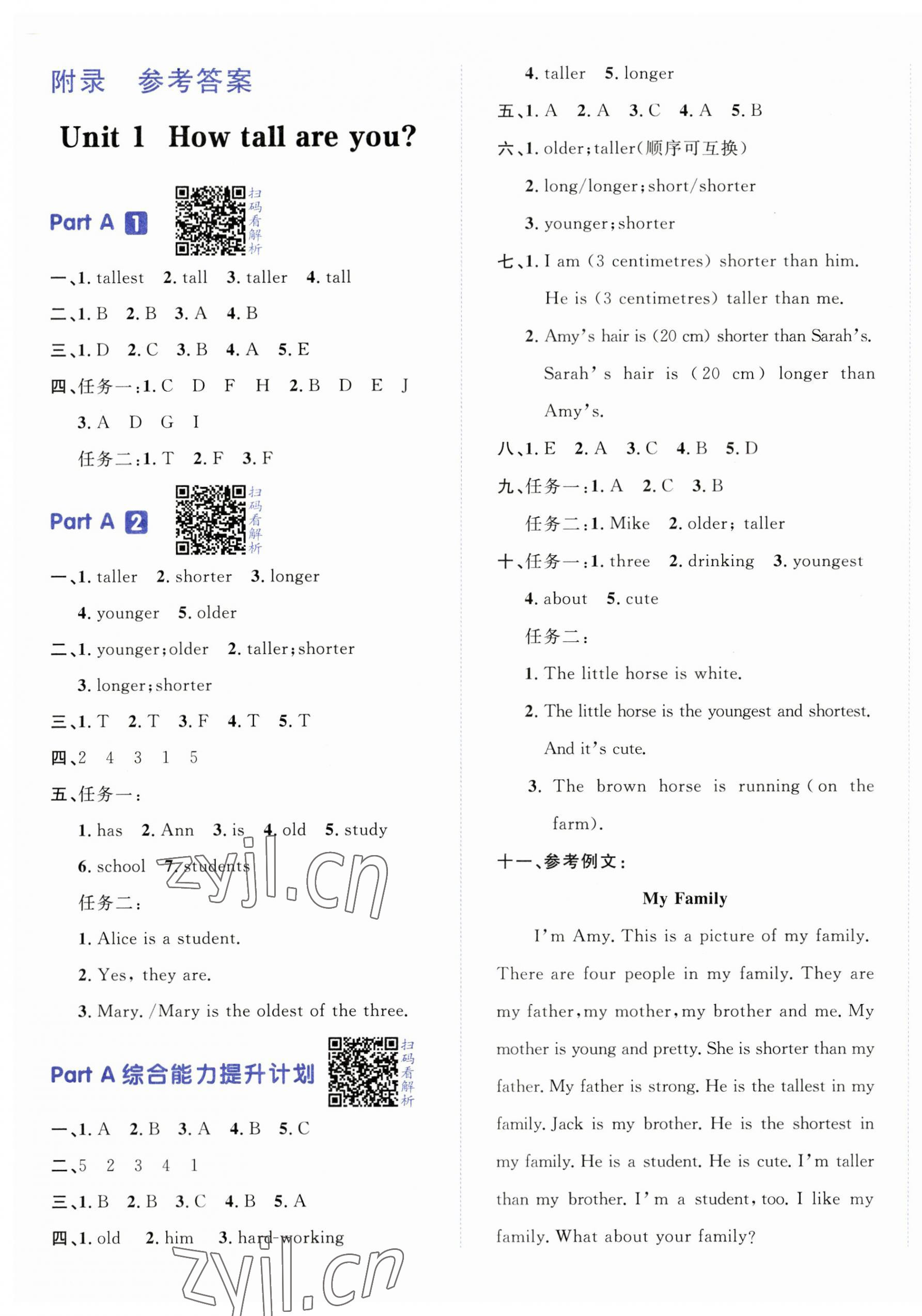 2023年陽光計(jì)劃小學(xué)同步六年級(jí)英語下冊(cè)人教版 第1頁