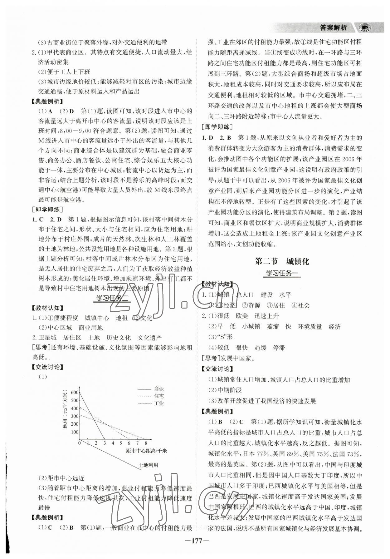 2023年世紀(jì)金榜高中全程學(xué)習(xí)方略高中地理必修第二冊(cè)人教版 參考答案第4頁