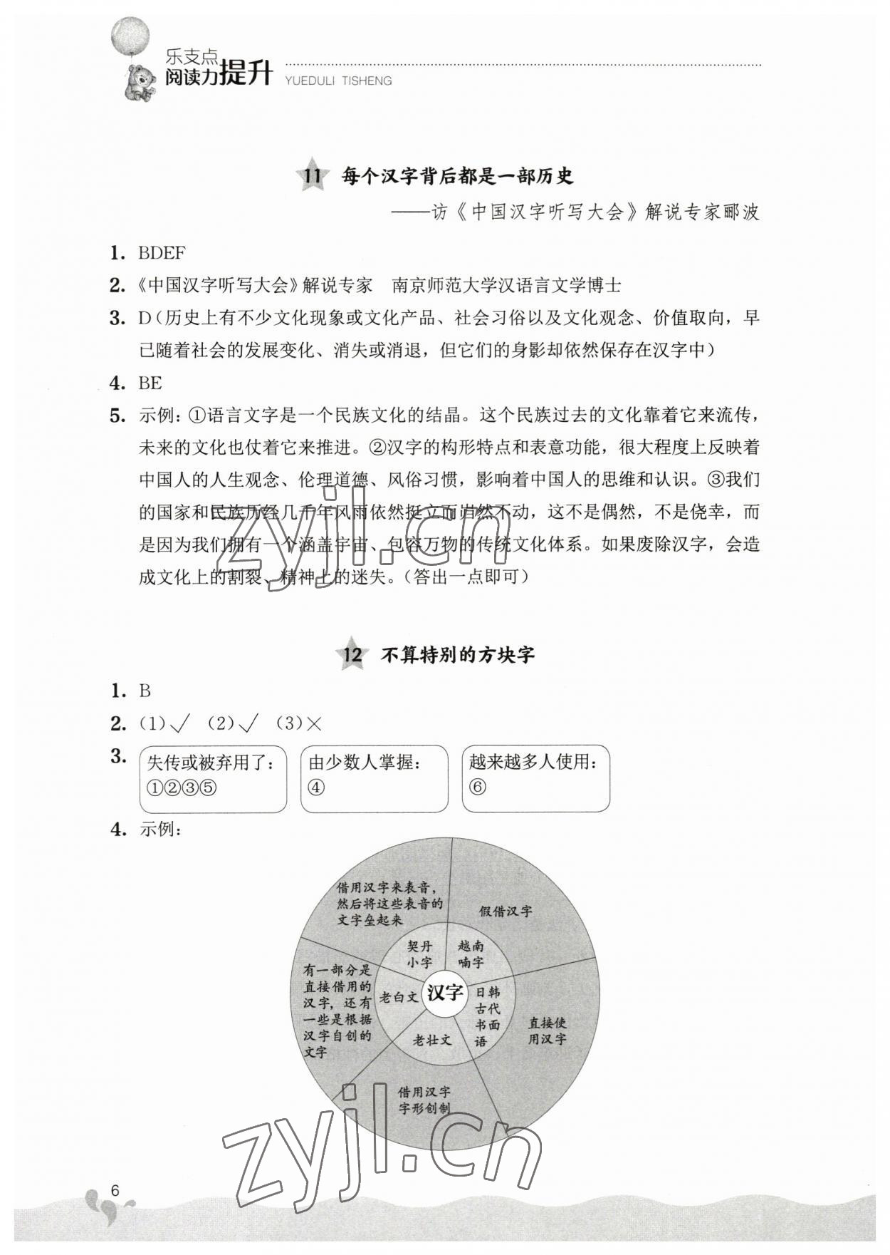 2023年閱讀力提升五年級語文下冊人教版 第6頁