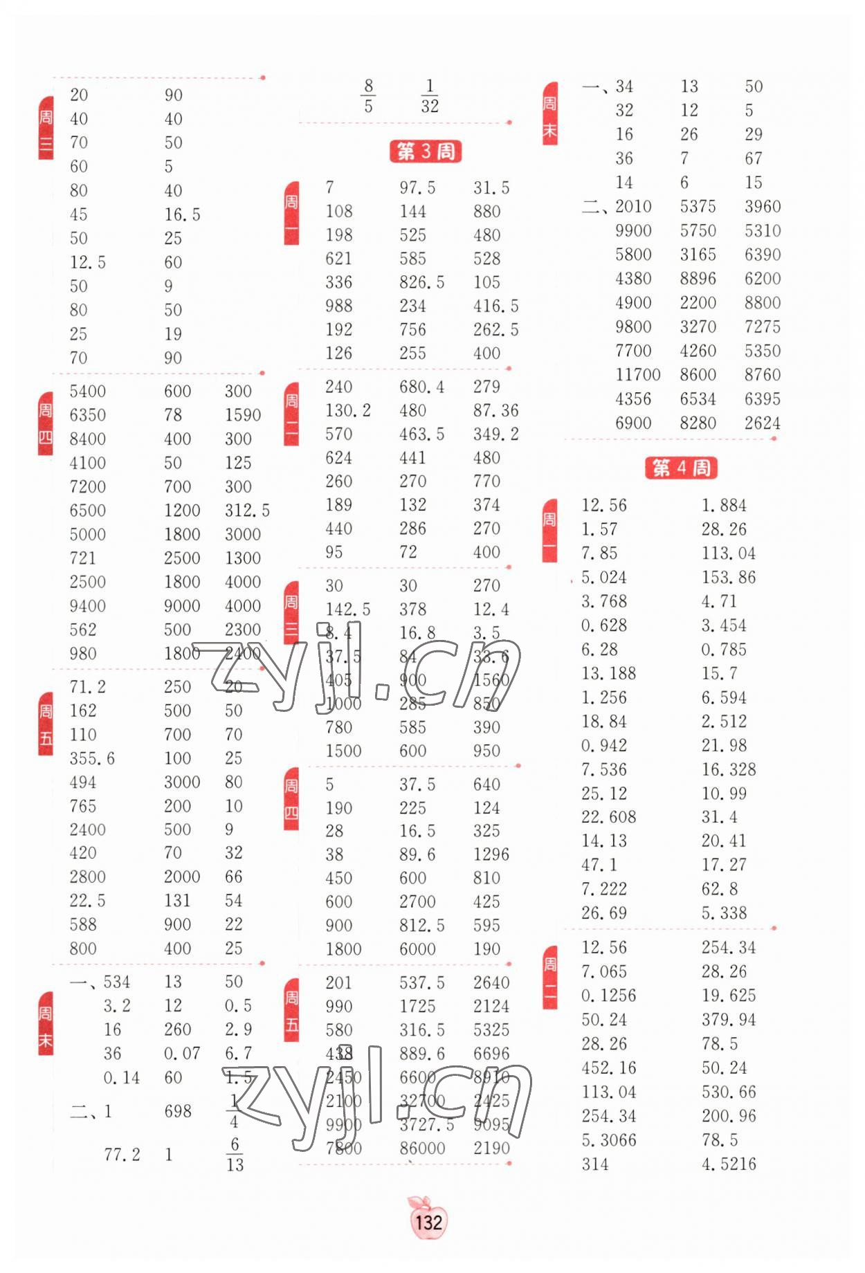 2023年計(jì)算高手六年級(jí)數(shù)學(xué)下冊(cè)人教版 參考答案第2頁