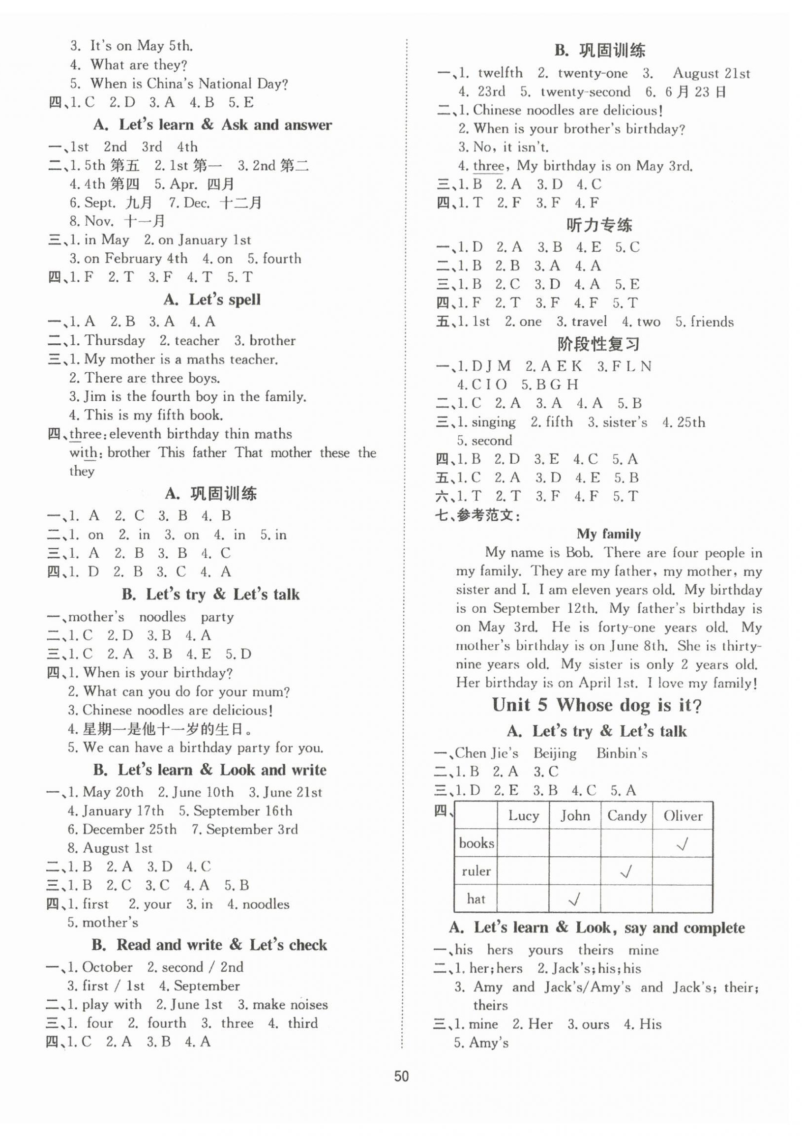 2023年高分突破創(chuàng)優(yōu)100五年級英語下冊人教版 第4頁