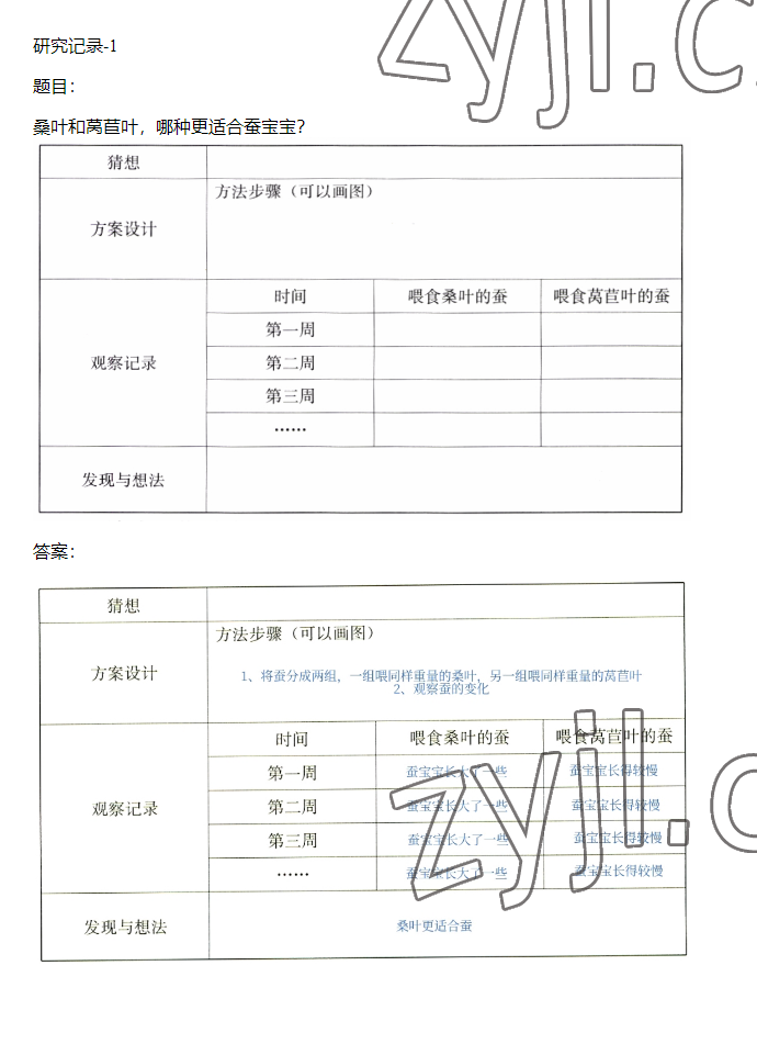 2023年同步實(shí)踐評價(jià)課程基礎(chǔ)訓(xùn)練四年級科學(xué)下冊湘科版 參考答案第31頁