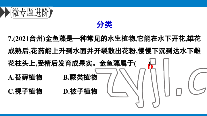 2023年學(xué)習(xí)進(jìn)階中考科學(xué)復(fù)習(xí)設(shè)計(jì)中考浙教版 參考答案第20頁