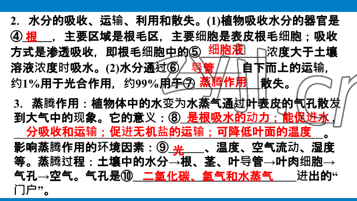 2023年學(xué)習(xí)進階中考科學(xué)復(fù)習(xí)設(shè)計中考浙教版 參考答案第85頁